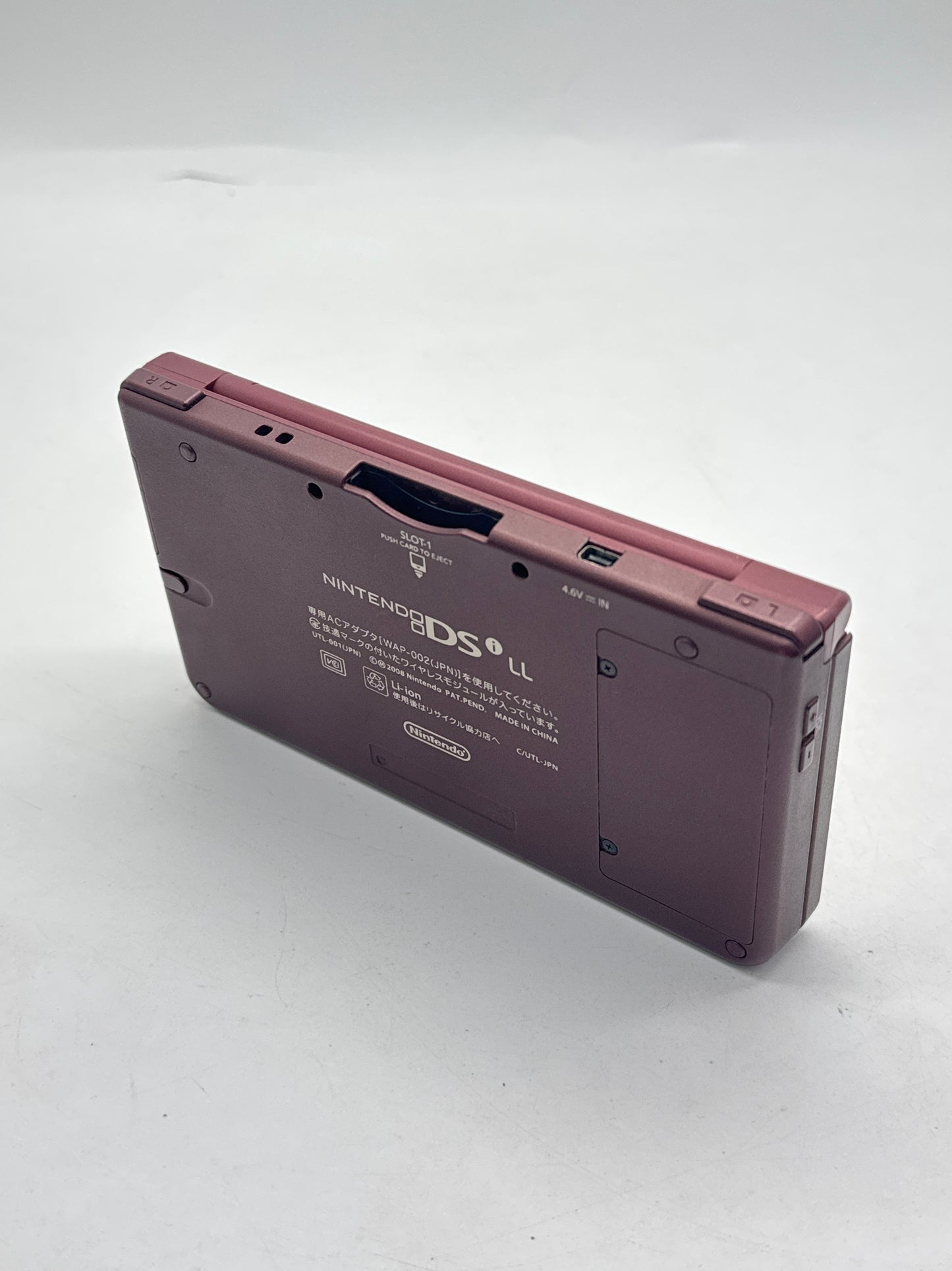 Nintendo DSi LL UTL-001(JPN) Wine Red Burgundy Console #407 w/ Stylus & Charger