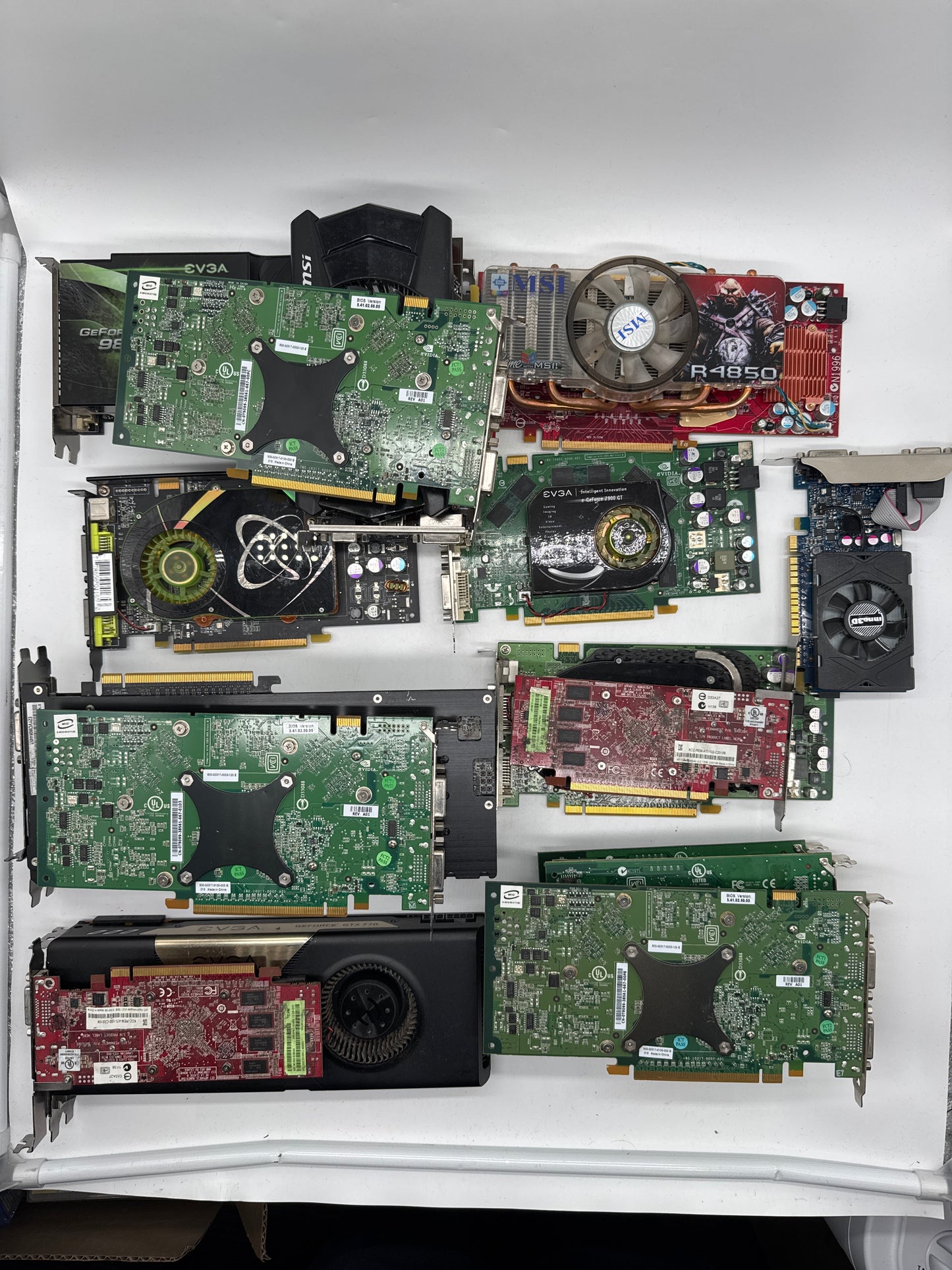 Lot of 30 Untested Graphic Cards - Free Shipping!