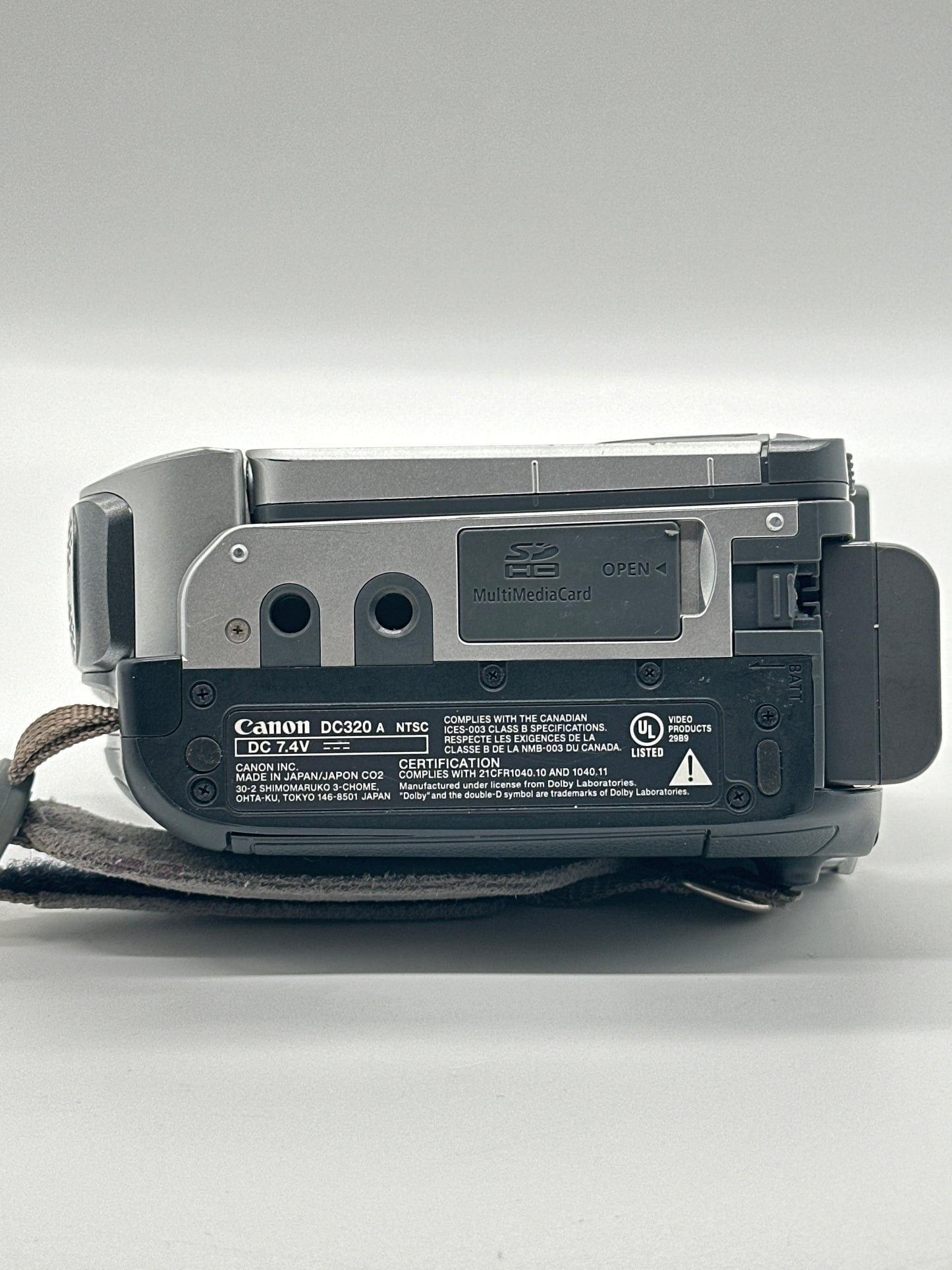 Canon DC320 DVD Camcorder Digital Video Camera - No Charger