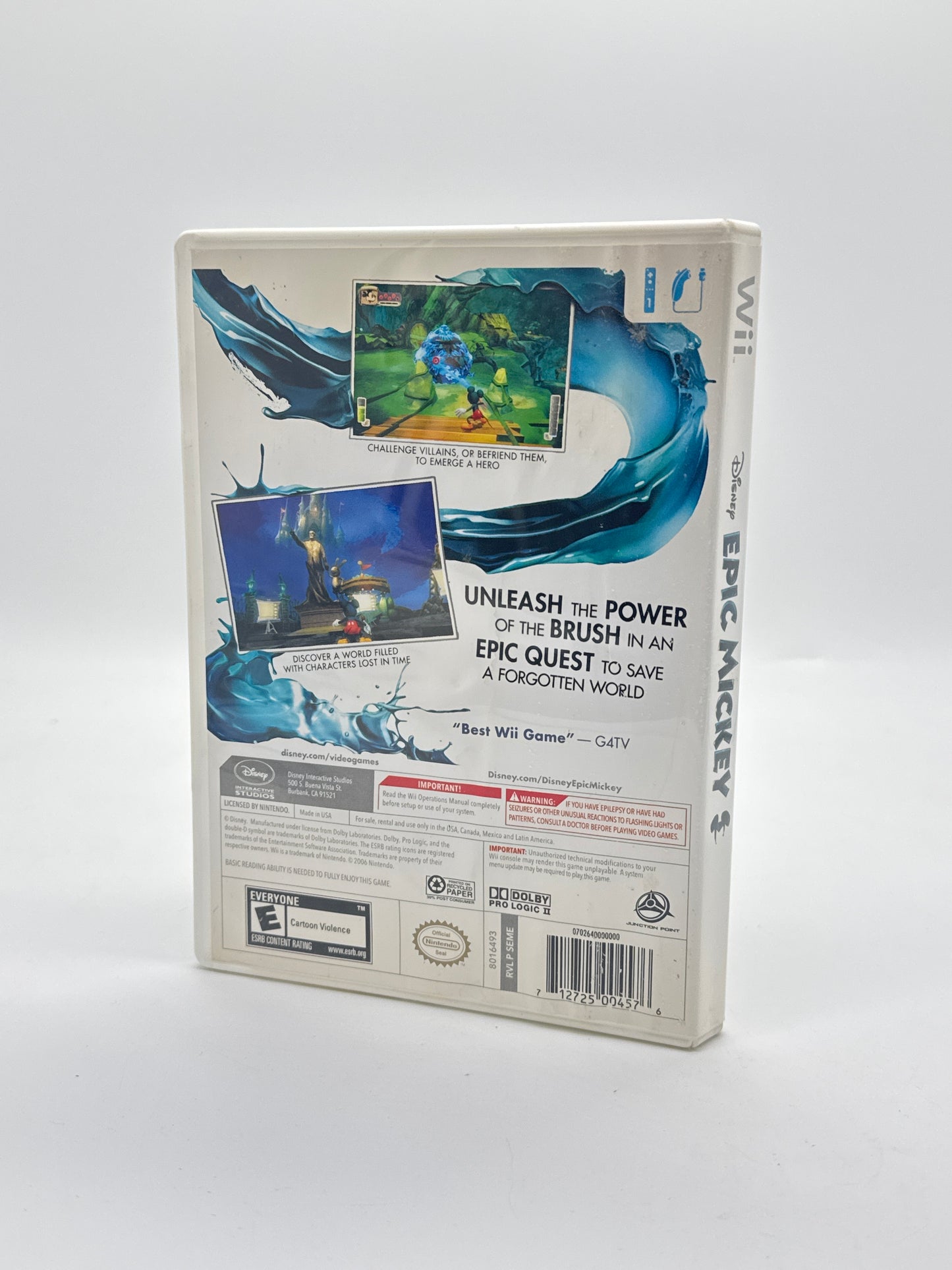 Disney Epic Mickey (Nintendo Wii) CIB