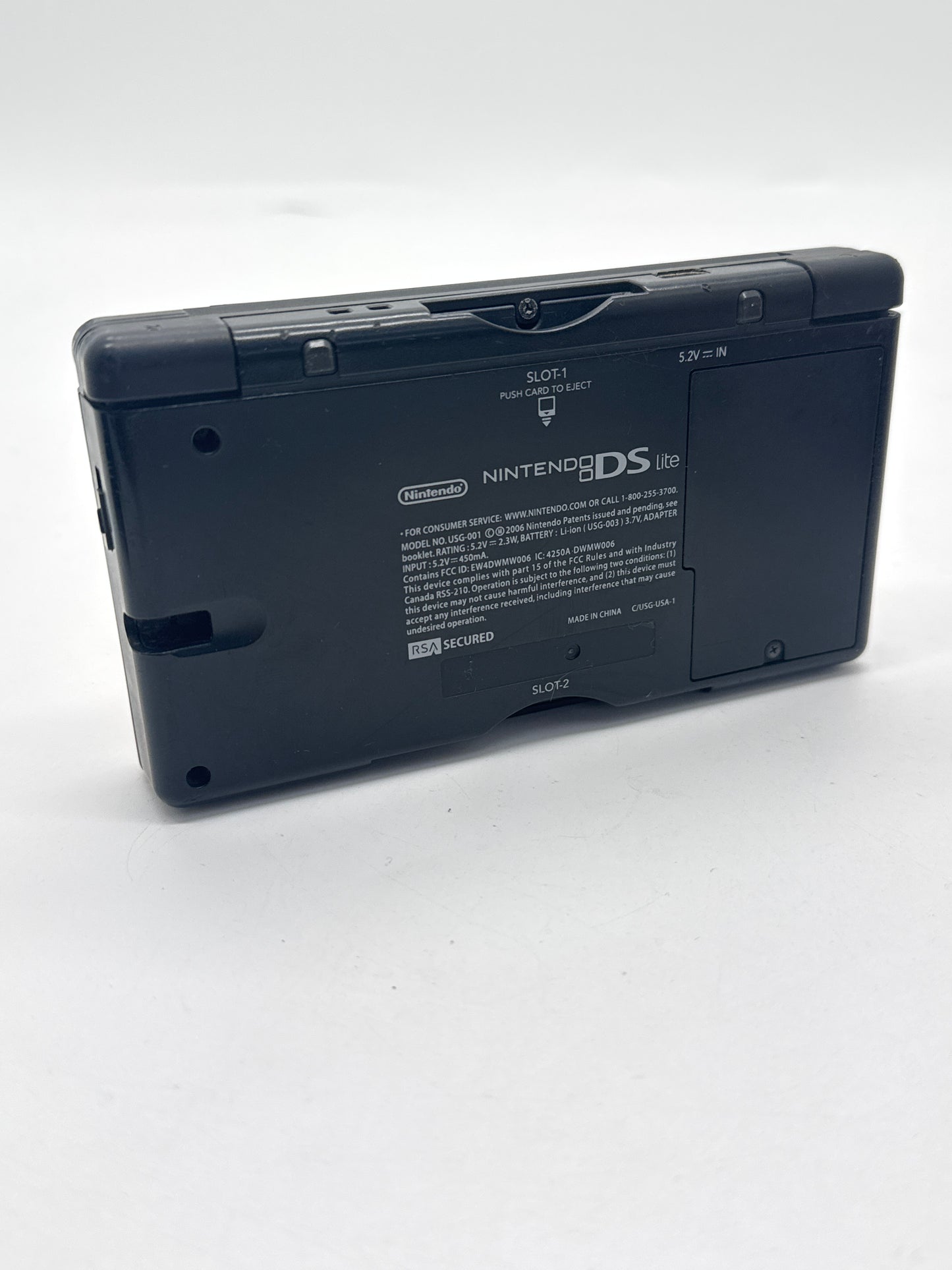 Nintendo DS Lite USG-001 Red Black Handheld Video Game Console Only AS IS