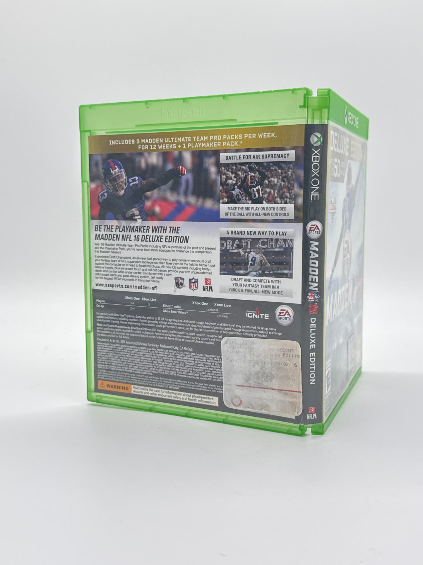 Madden NFL 16 Deluxe Edition Microsoft Xbox One 2015 EA Sports