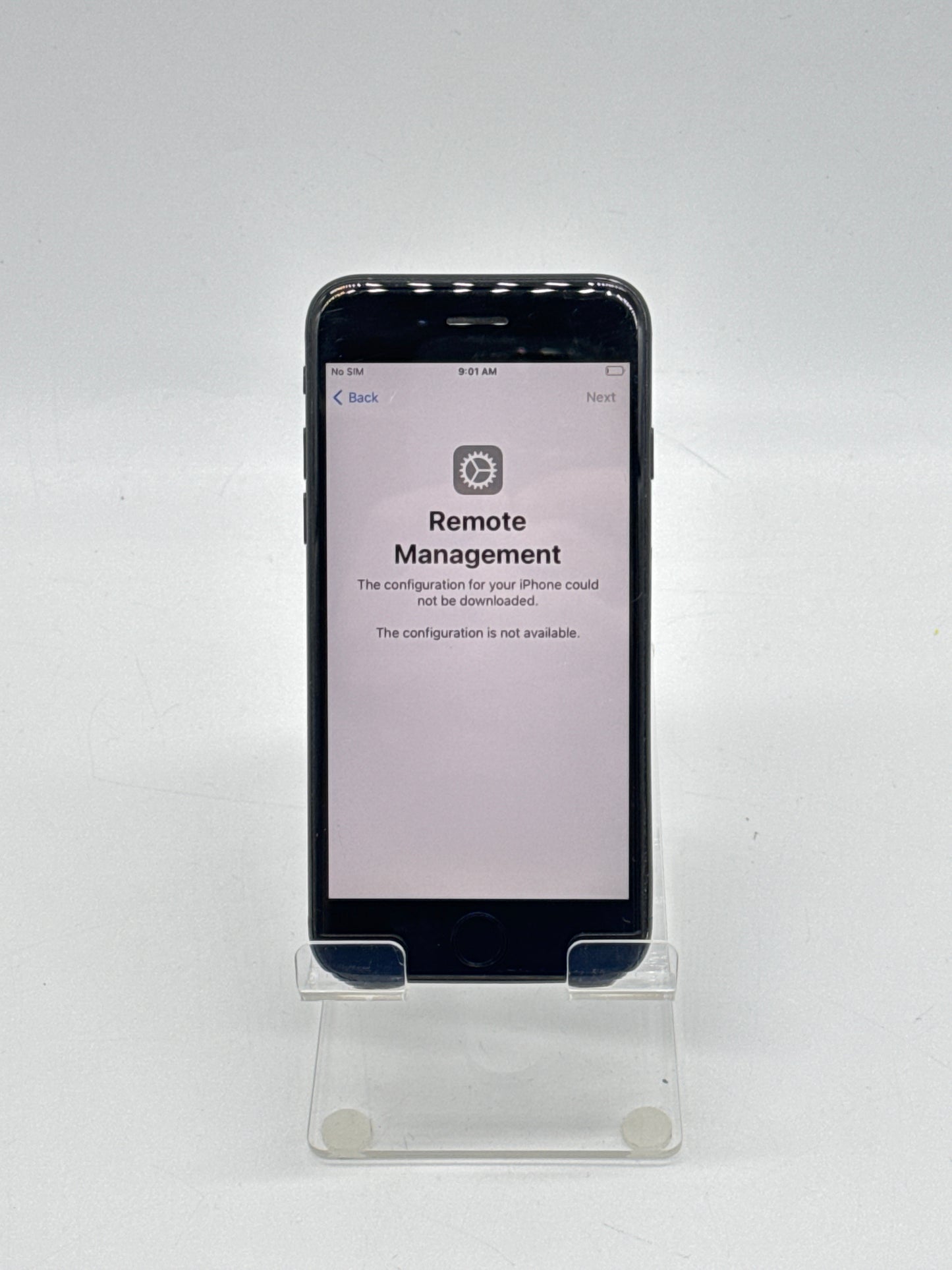 Apple iPhone SE 2nd Gen 64GB - Remote Management - Cracked Back