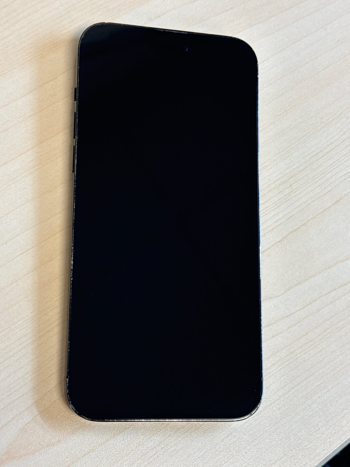 Unlocked Apple iPhone 14 Pro Max A2651 128GB Space Black - Cracked Back Read!