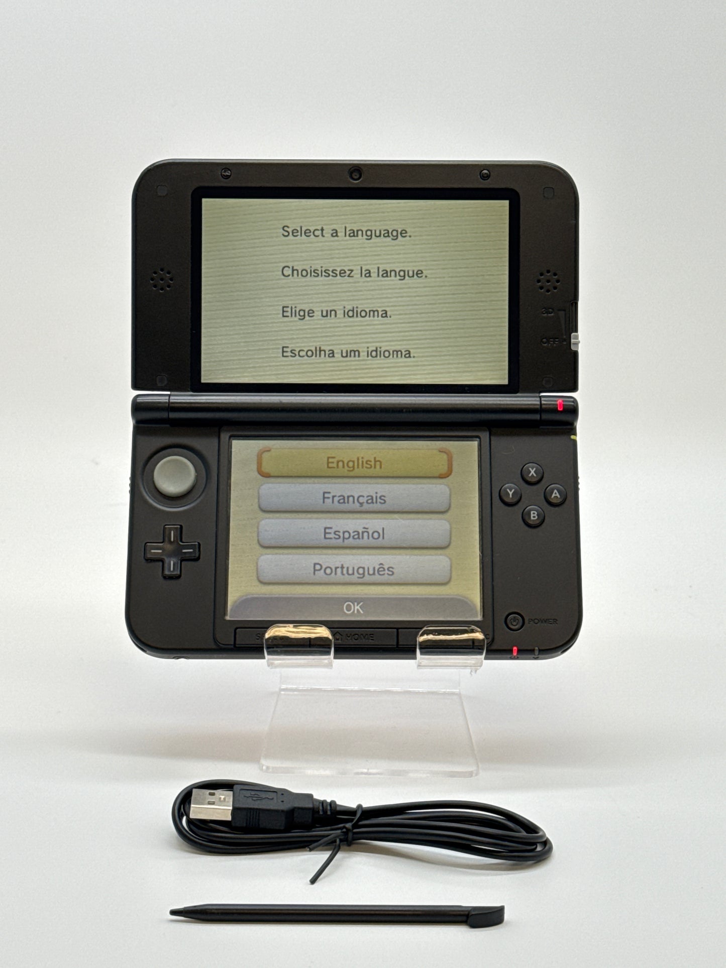 Nintendo 3DS XL LL SPR-001(JPN) Red/Black Console #15