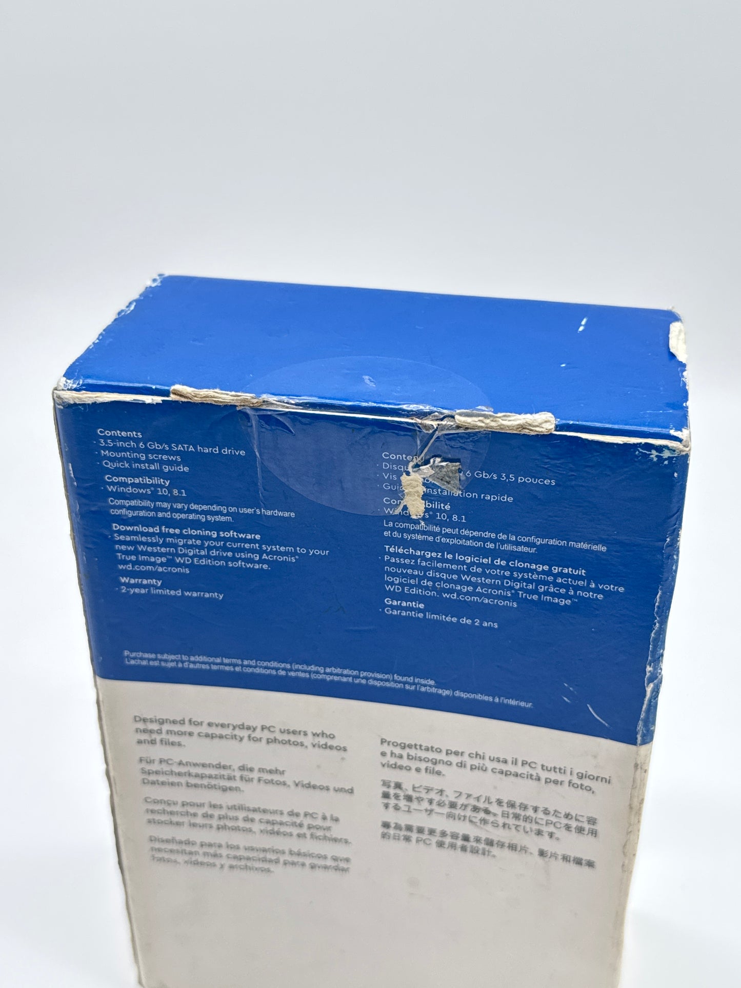 WD Blue 3.5" PC Hard Drive 1TB Factory Sealed