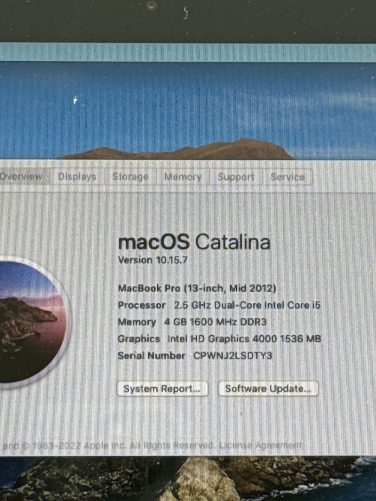 Apple MacBook Pro Retina 13.3'' i5 2.5GHz A1278 4GB RAM 500GB Silver