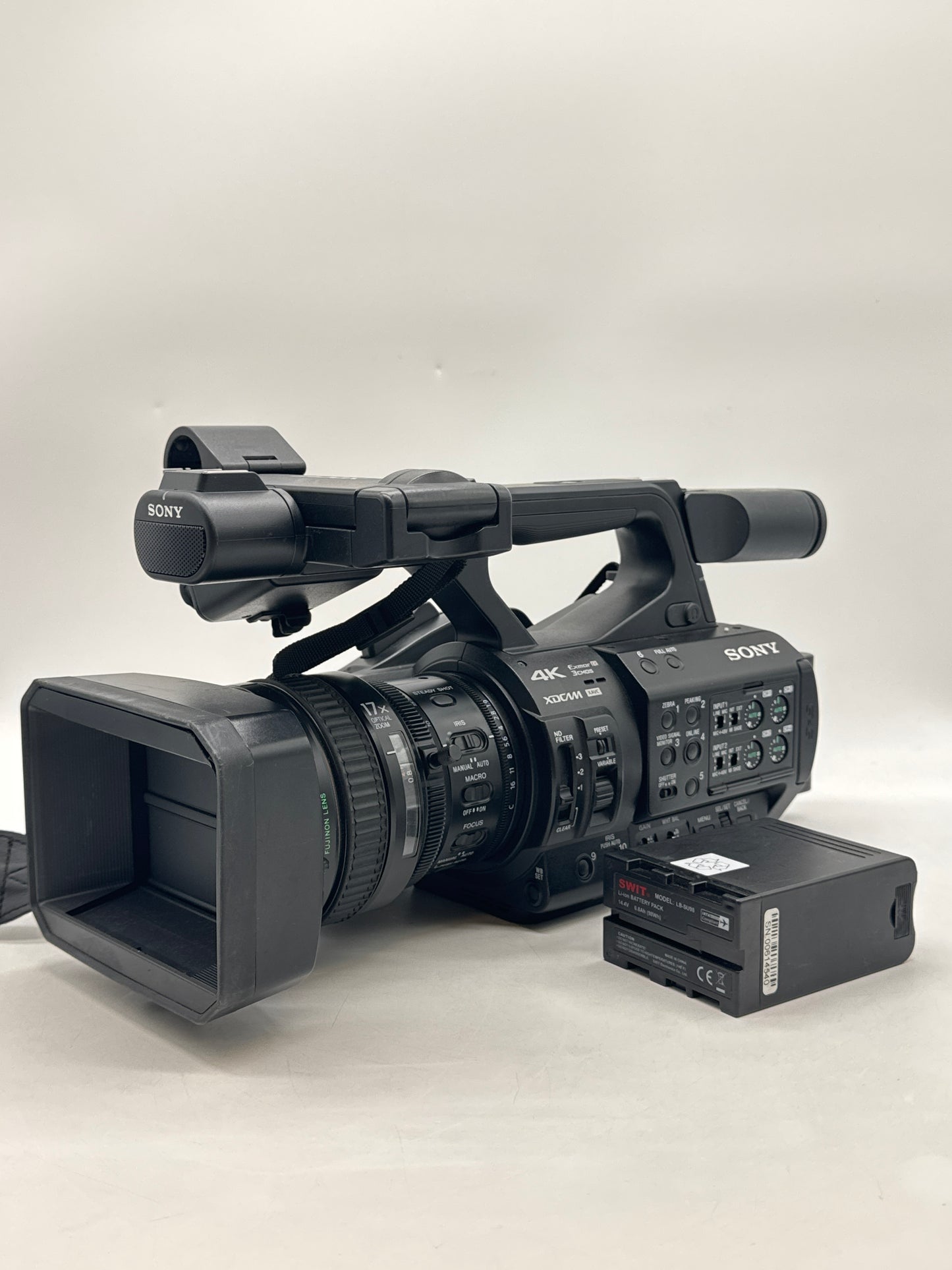 Sony PXW-Z280V 4K XDCAM Professional Camcorder w/2 Batteries - 237 Hours