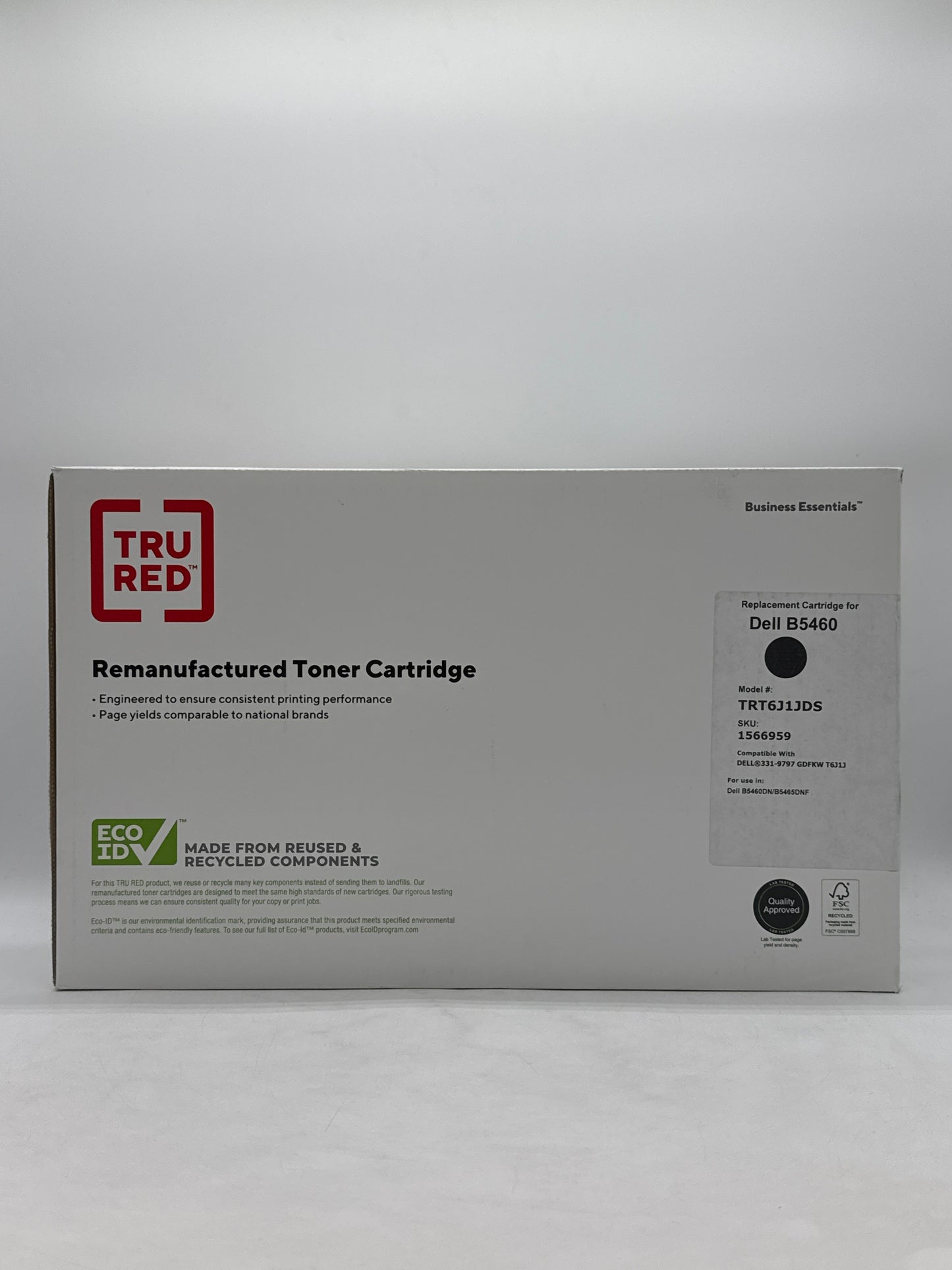 New Tru Red TRT6J1JDS Compatible Black Toner Cartridge Dell B5460 - Lot of 4