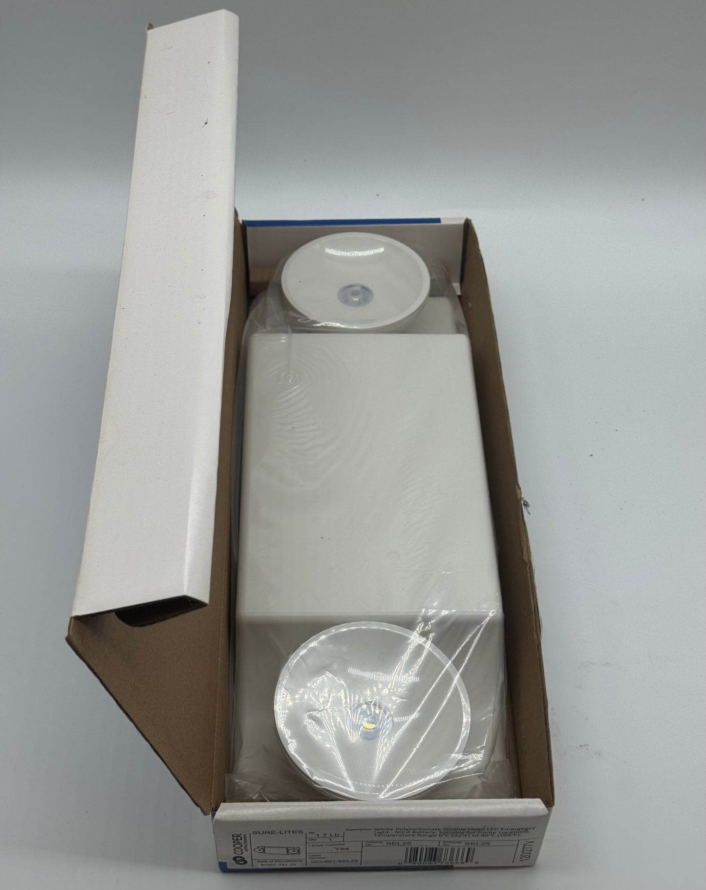 COOPER Lighting/Sure-Lites LED Emergency Light - White - New Open Box