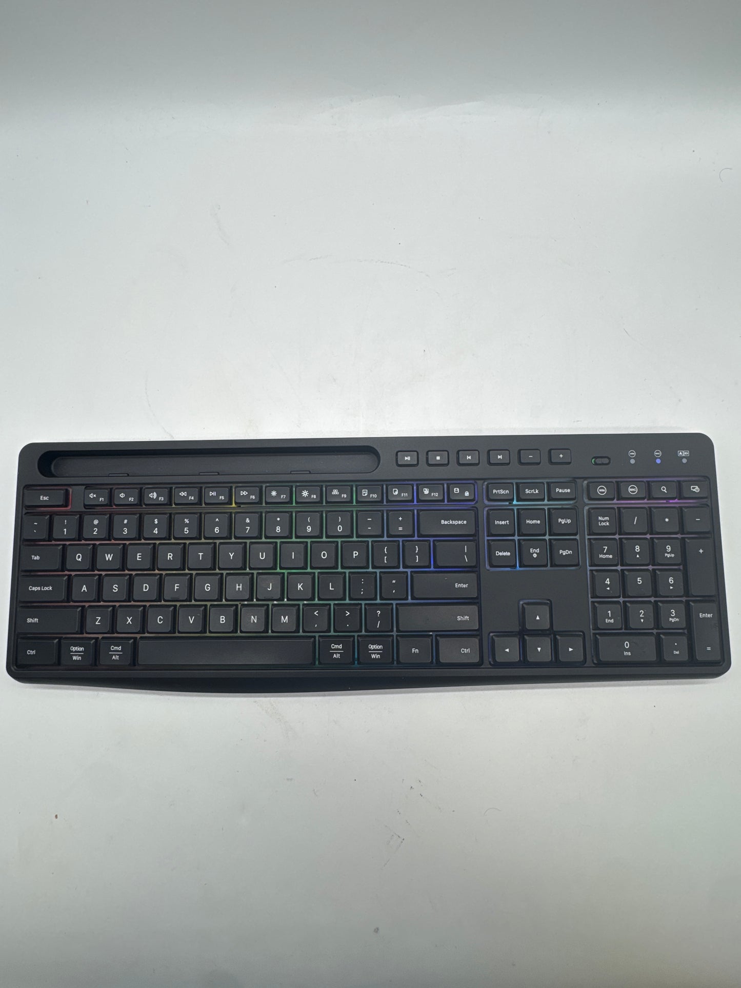 Wireless Keyboard with Backlit 2.4Ghz Rechargeable