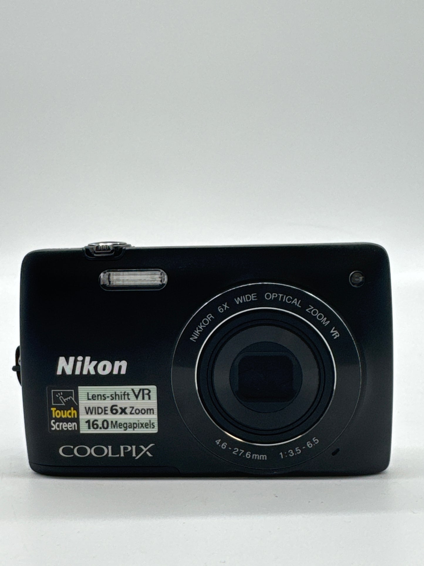 Nikon COOLPIX S4300 Touchscreen Compact Digital Camera Black UNTESTED
