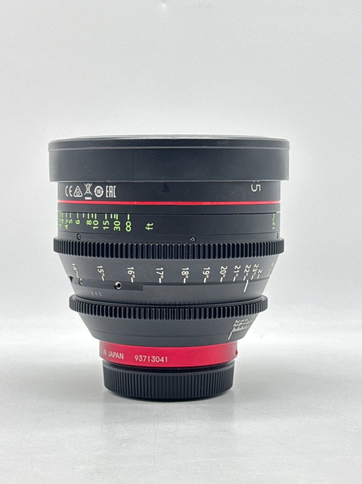 Canon CN-E 35mm T1.5 L F Cinema Prime Lens (EF Mount)