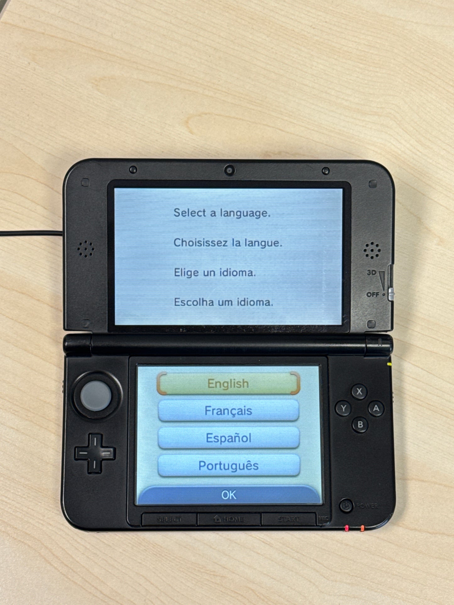 Nintendo 3DS XL SPR-001 USA Handheld Console Blue Black #14