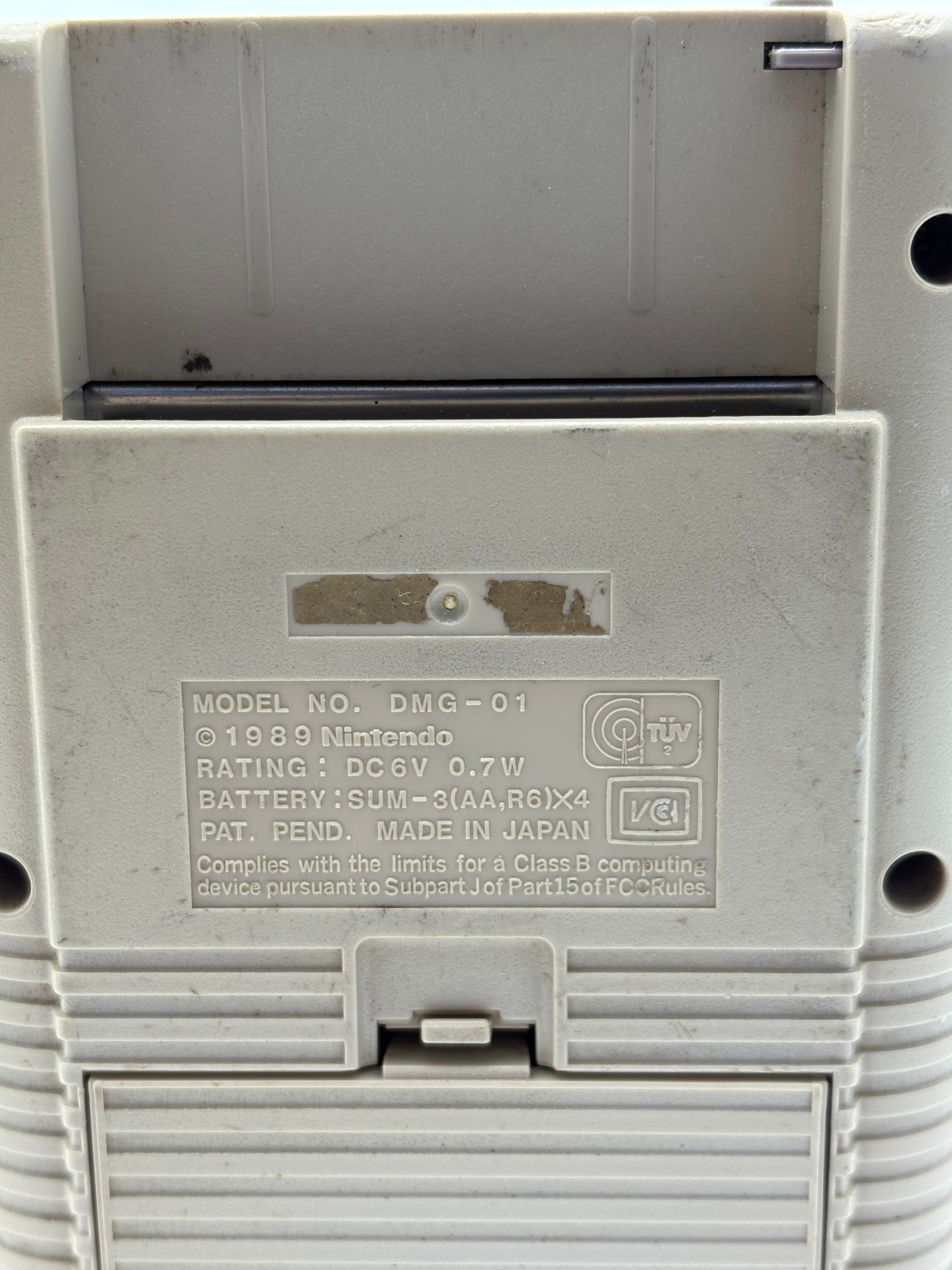 Nintendo Game Boy DMG-001 Gray Handheld Console #31 Bad Display AS IS