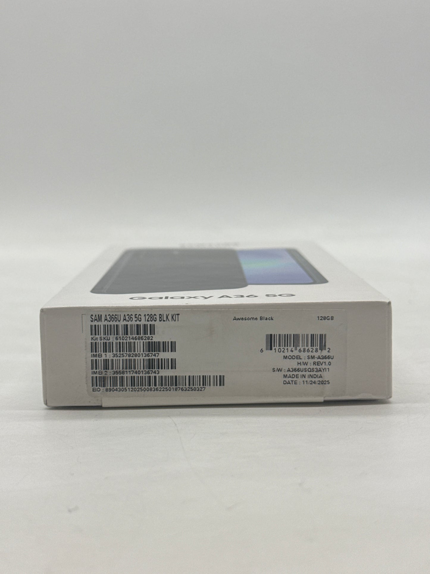 T-Mobile Samsung Galaxy A36 5G 6.7" SM-A366U 128GB 6GB RAM Black - New in Box