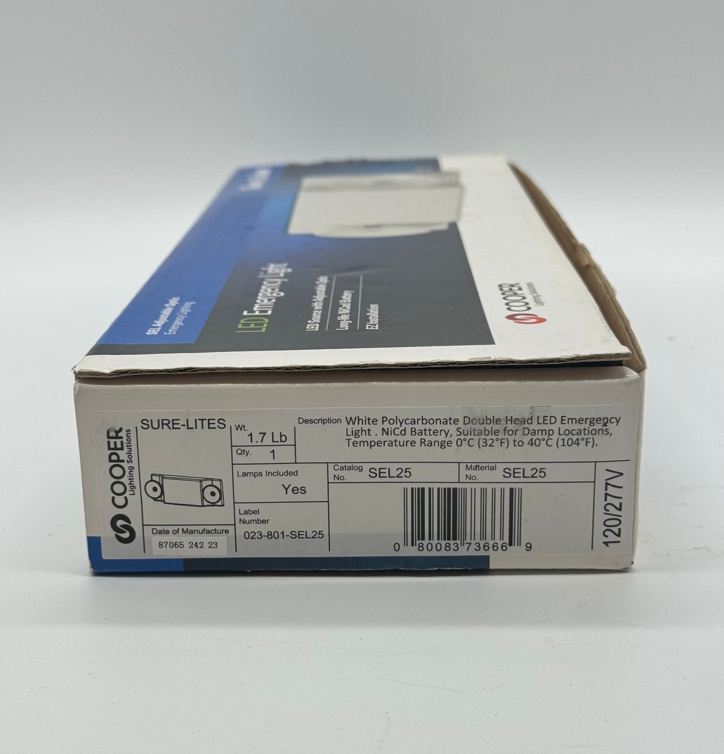 COOPER Lighting/Sure-Lites LED Emergency Light - White - New Open Box