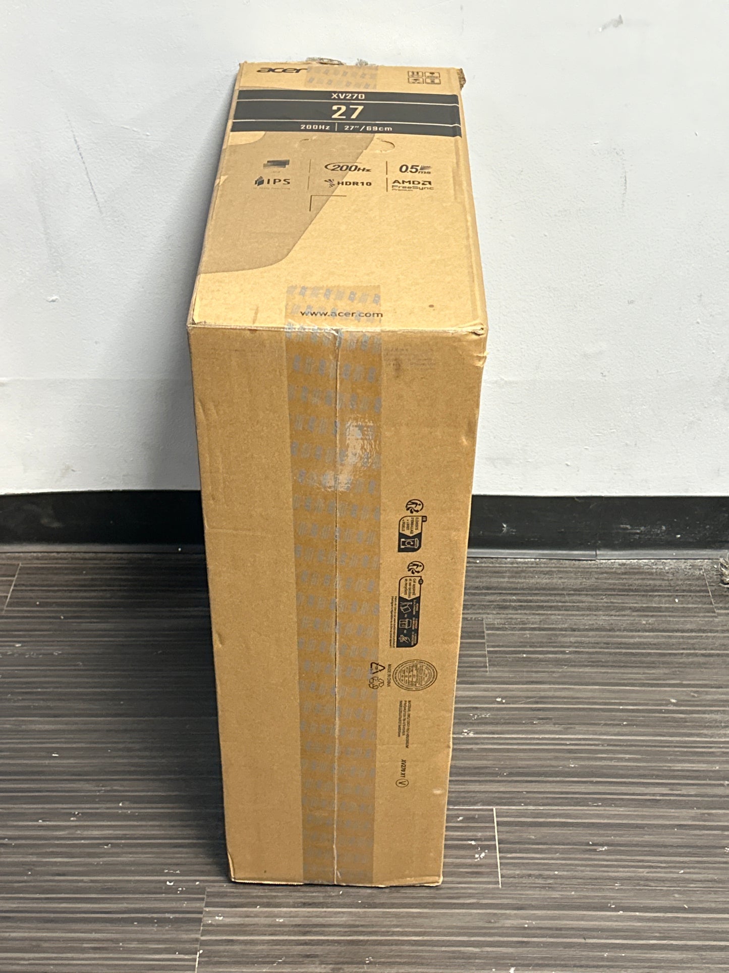 New Acer Nitro 27" FHD 200Hz 0.5ms FreeSync Premium IPS Gaming Monitor Black