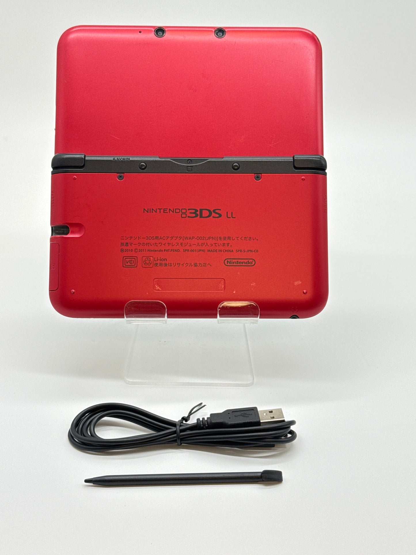 Nintendo 3DS XL LL SPR-001(JPN) Red/Black Console #36