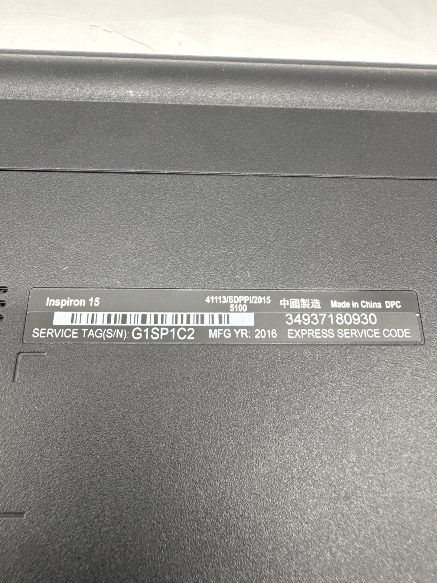 Dell Inspiron 3552 15.6" 4GB RAM 500GB HDD - Broken Nor working READ!