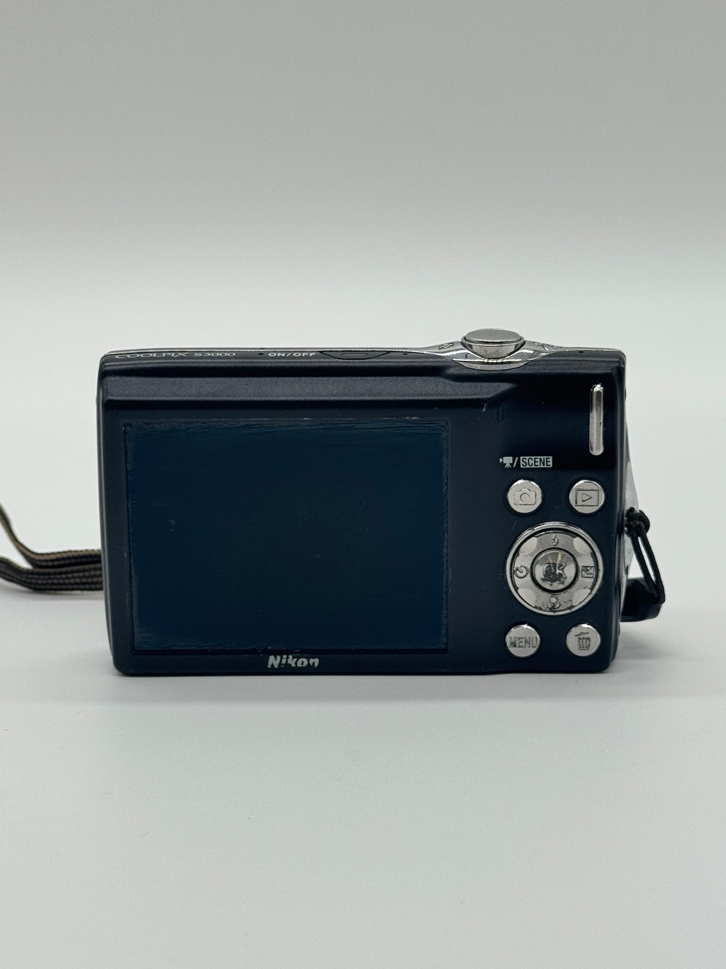 Nikon Coolpix S3000 Digital Camera Purple - Lens error For Parts