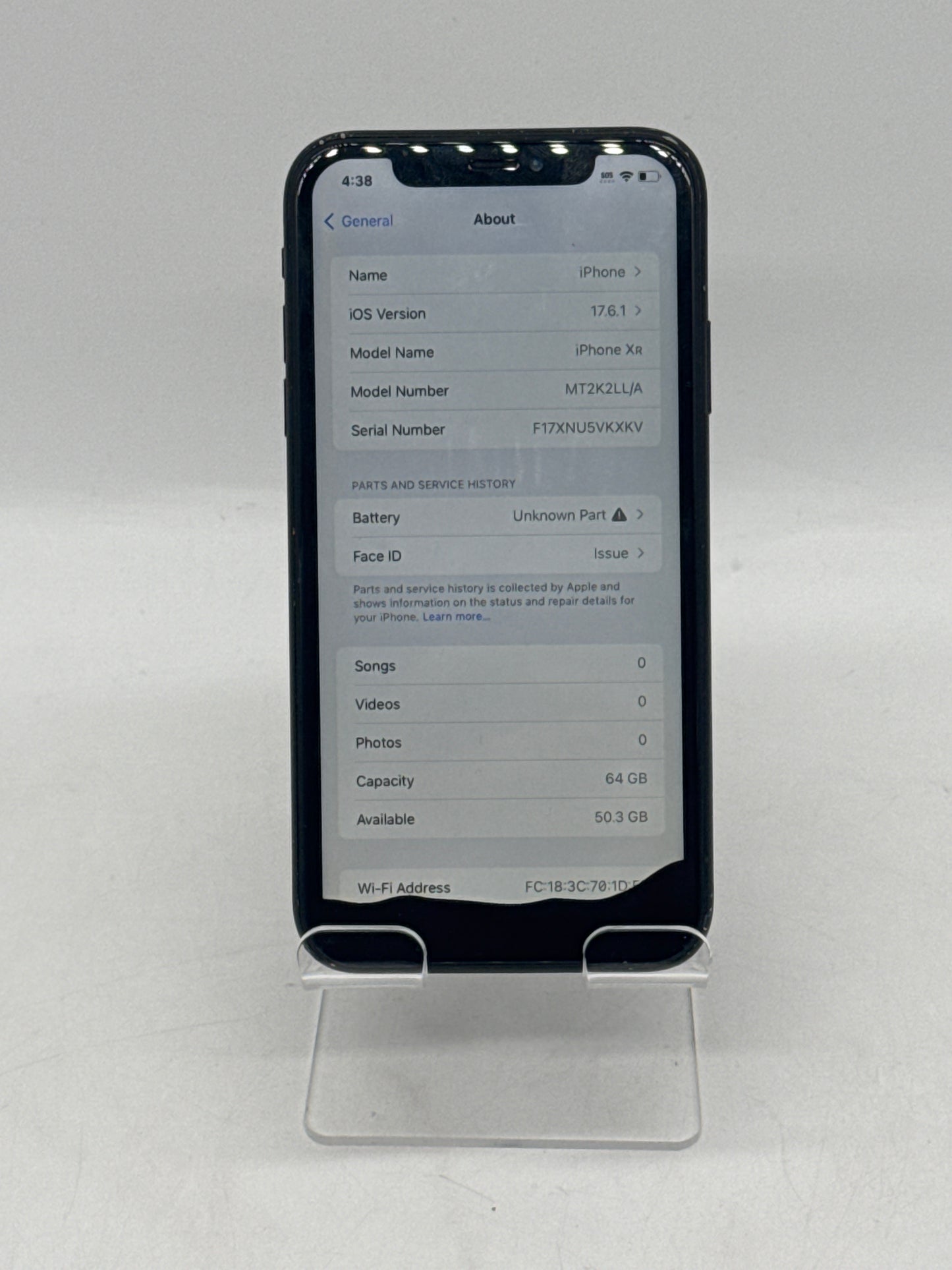 Broken A2105 Apple iPhone XR