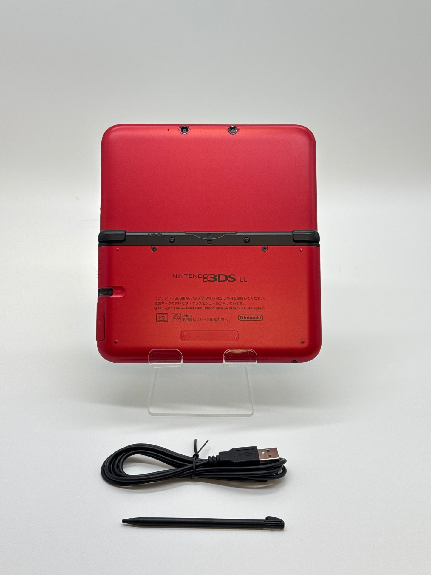 Nintendo 3DS XL LL SPR-001(JPN) Red/Black Console #9