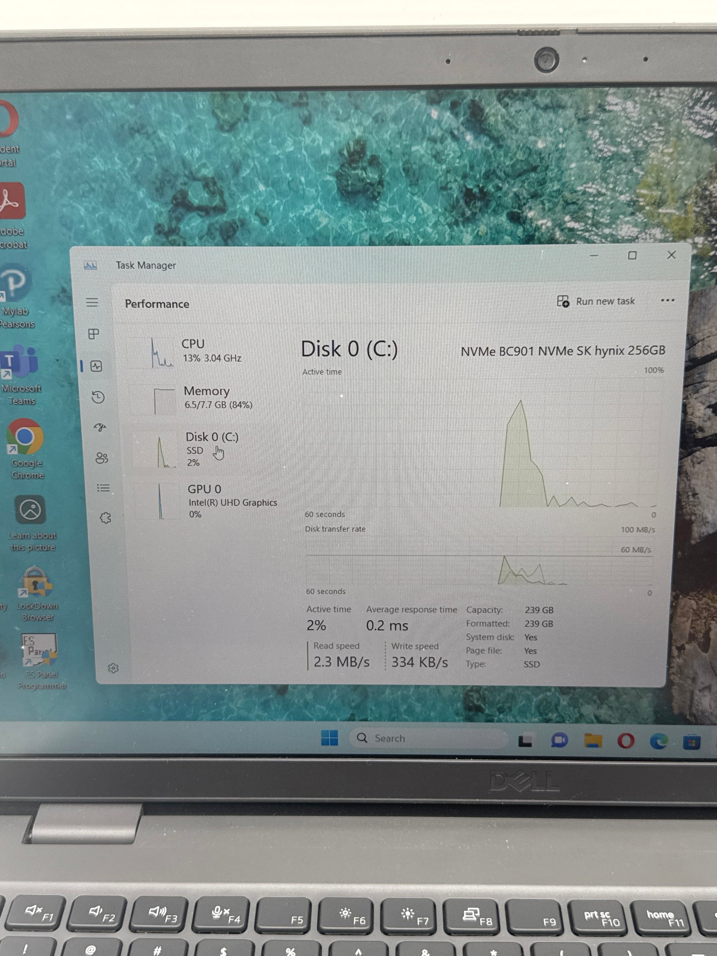 Dell Latitude 3540 15.6" Core i3-1215U 1.20GHz 8GB RAM 256GB SSD Laptop