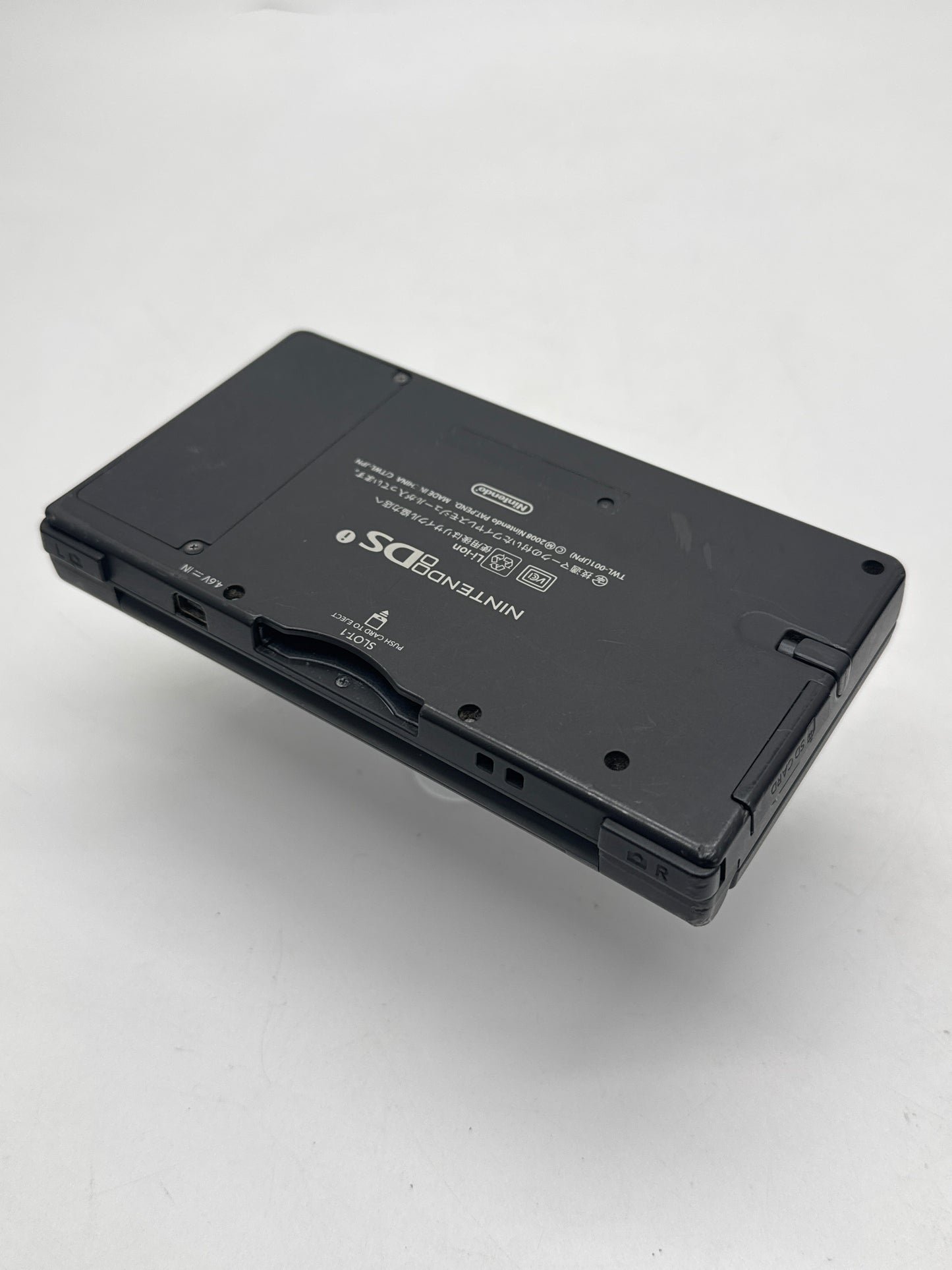 Nintendo DSi TWL-001(JPN) Black Console #117 No Charger Missing Volume Buttons AS IS