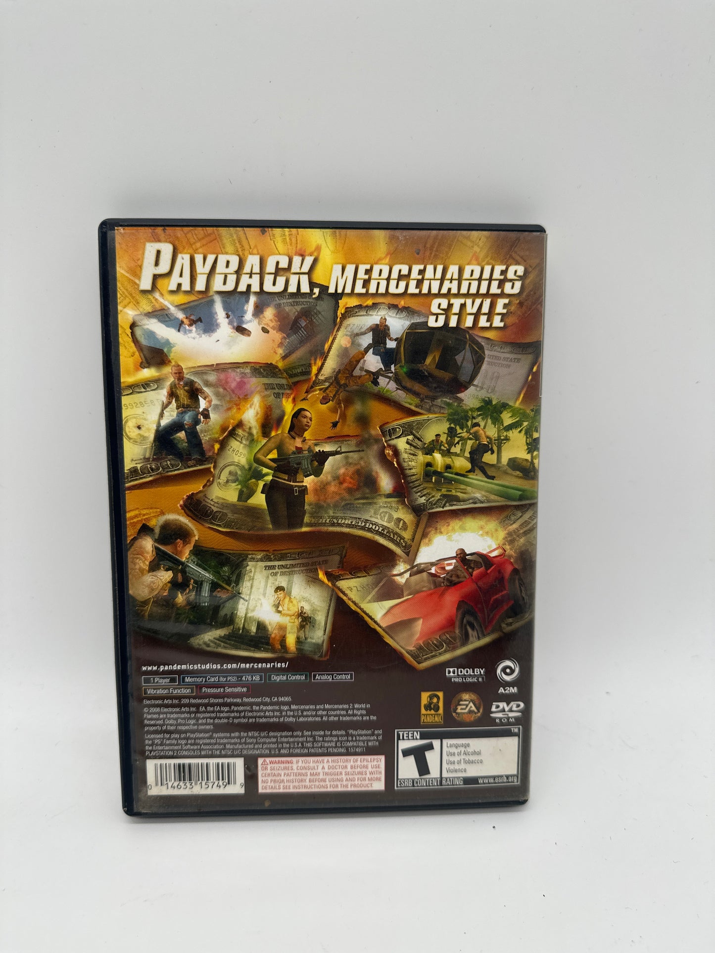 Mercenaries 2: World in Flames - PlayStation 2 - Open-World Action Game - Free Shipping