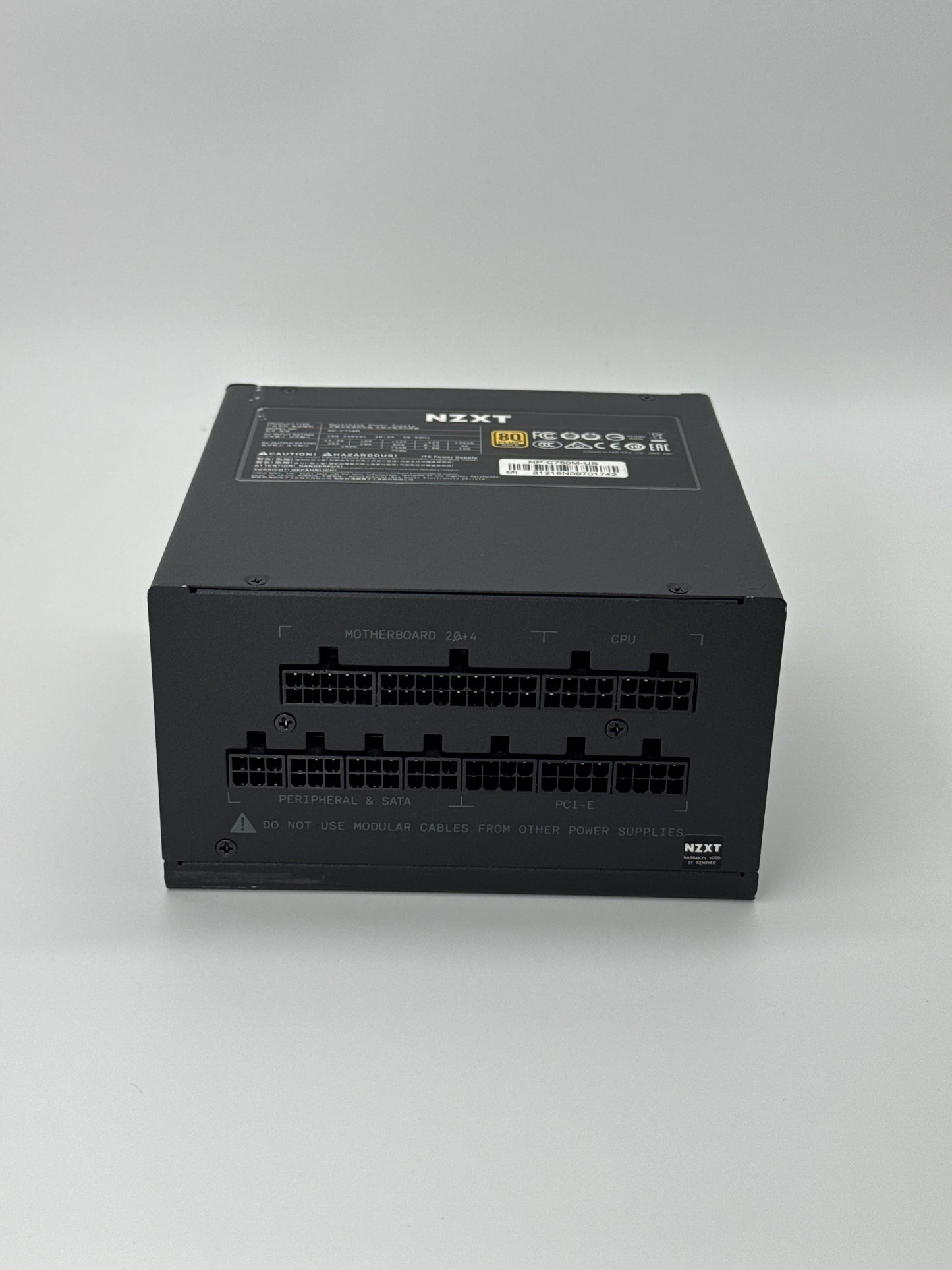 NZXT C750 750W ATX Modular Power Supply. - Not Tested