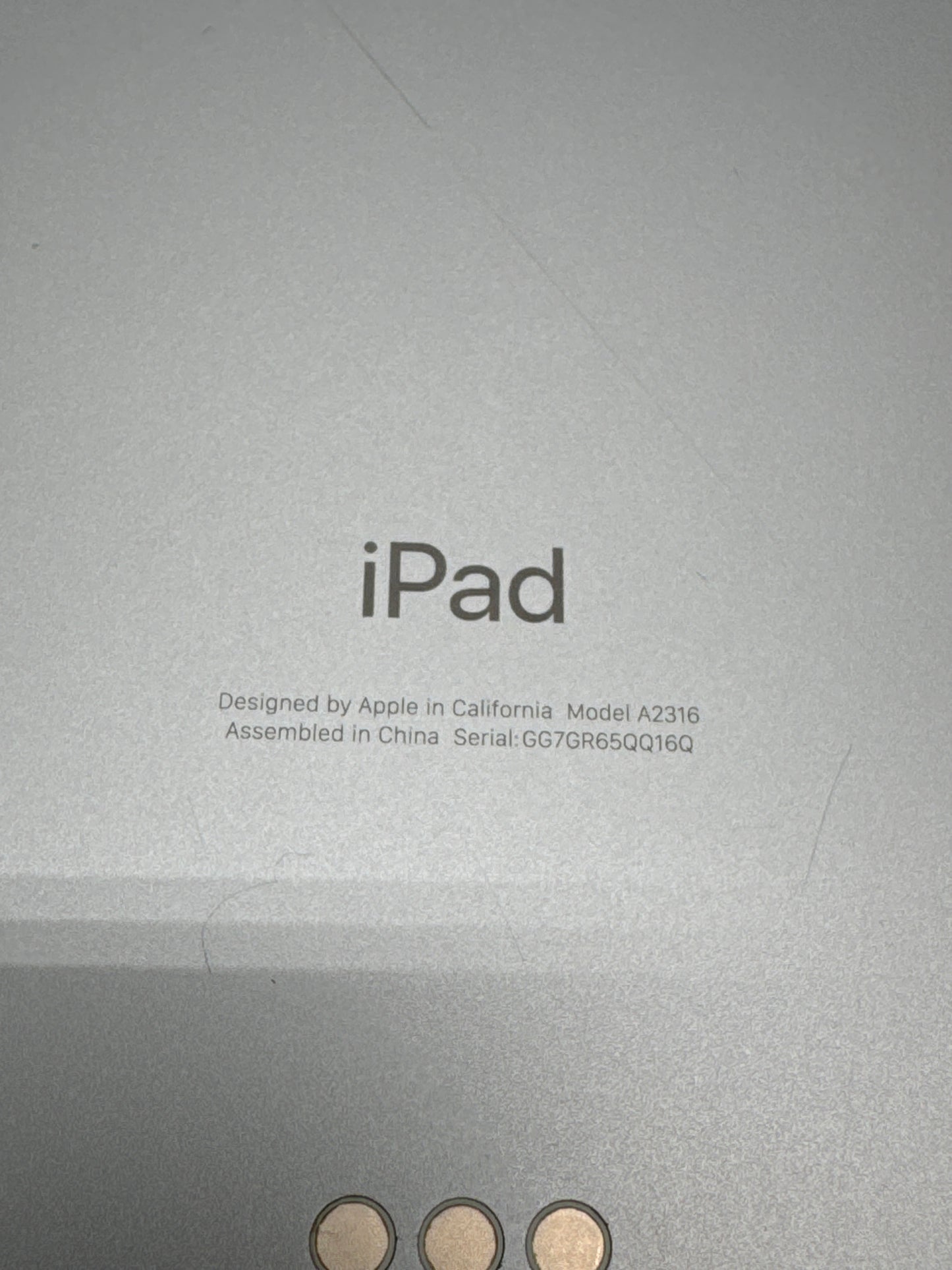 Apple iPad Air 4th Gen 10.9" A2316 64GB Wi-Fi Only Sky Blue - Broken Read