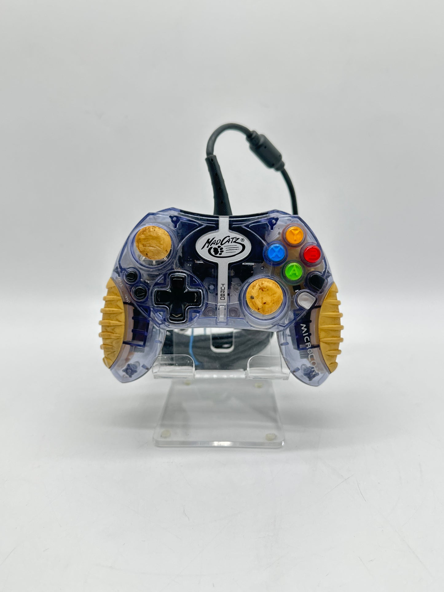 Mad Catz Wired Microsoft Xbox Turbo Controller MicroCon 4536 - Transparent