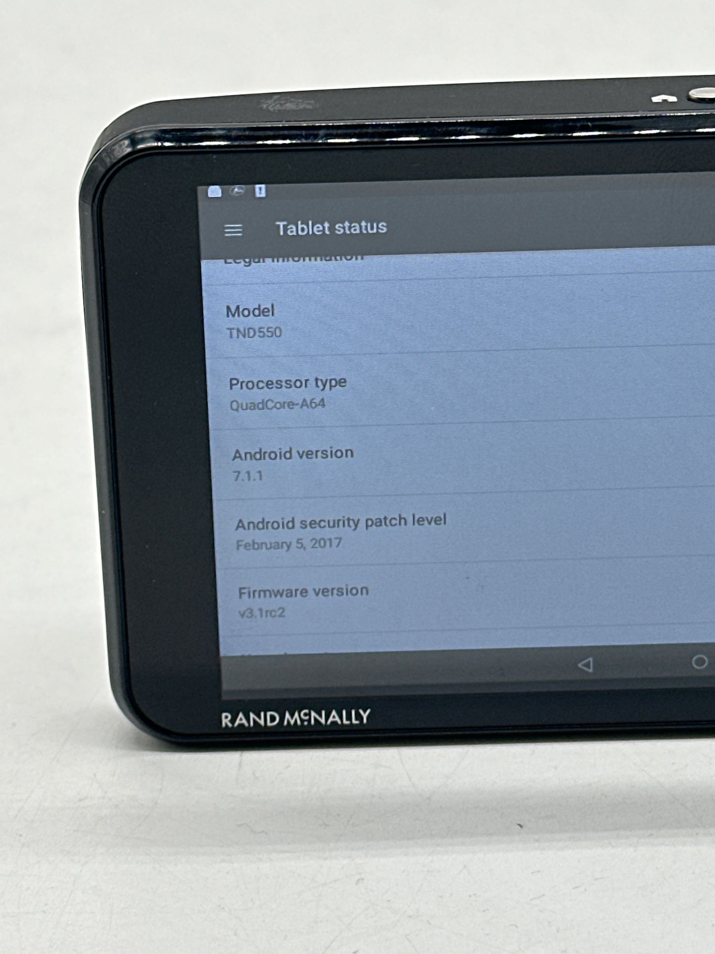 Rand McNally TND 550 Truck GPS 5" - USB Charger & Mount Included