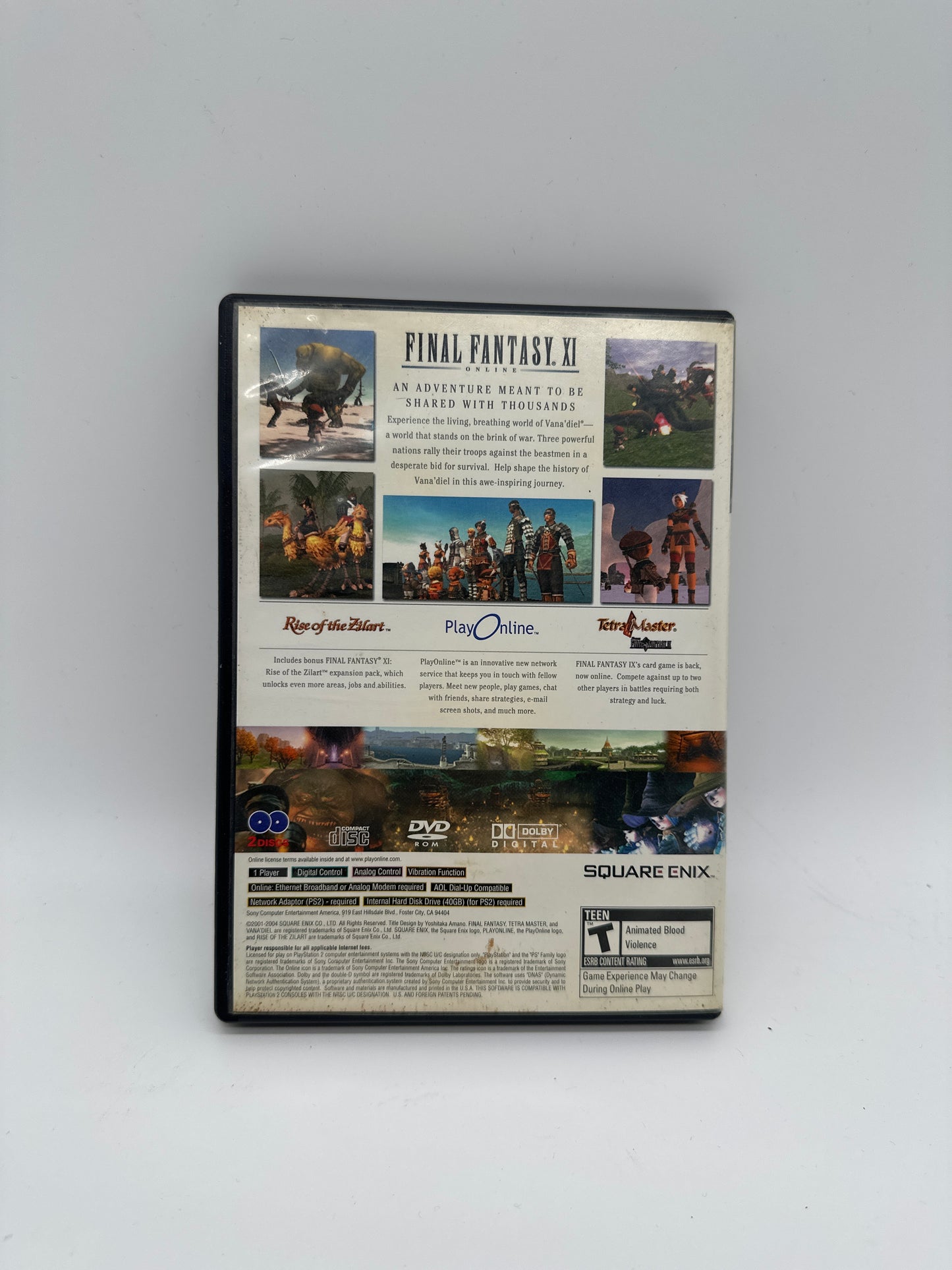 Final Fantasy XI Online Beta - PlayStation 2 - MMORPG Adventure - Free Shipping