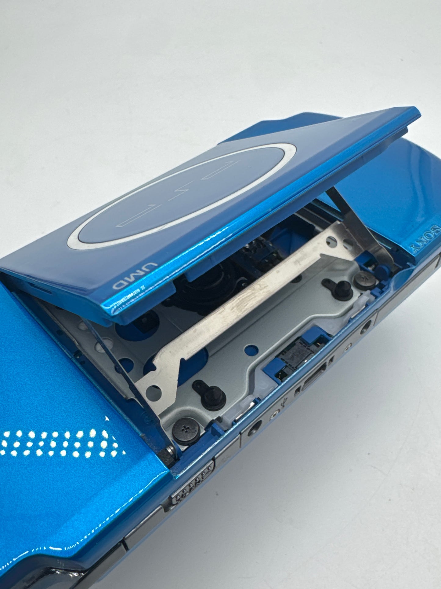 Sony PSP-3000 Blue Console #291 w/ 2400mAh Battery No Charger NOISY DISC DRIVE