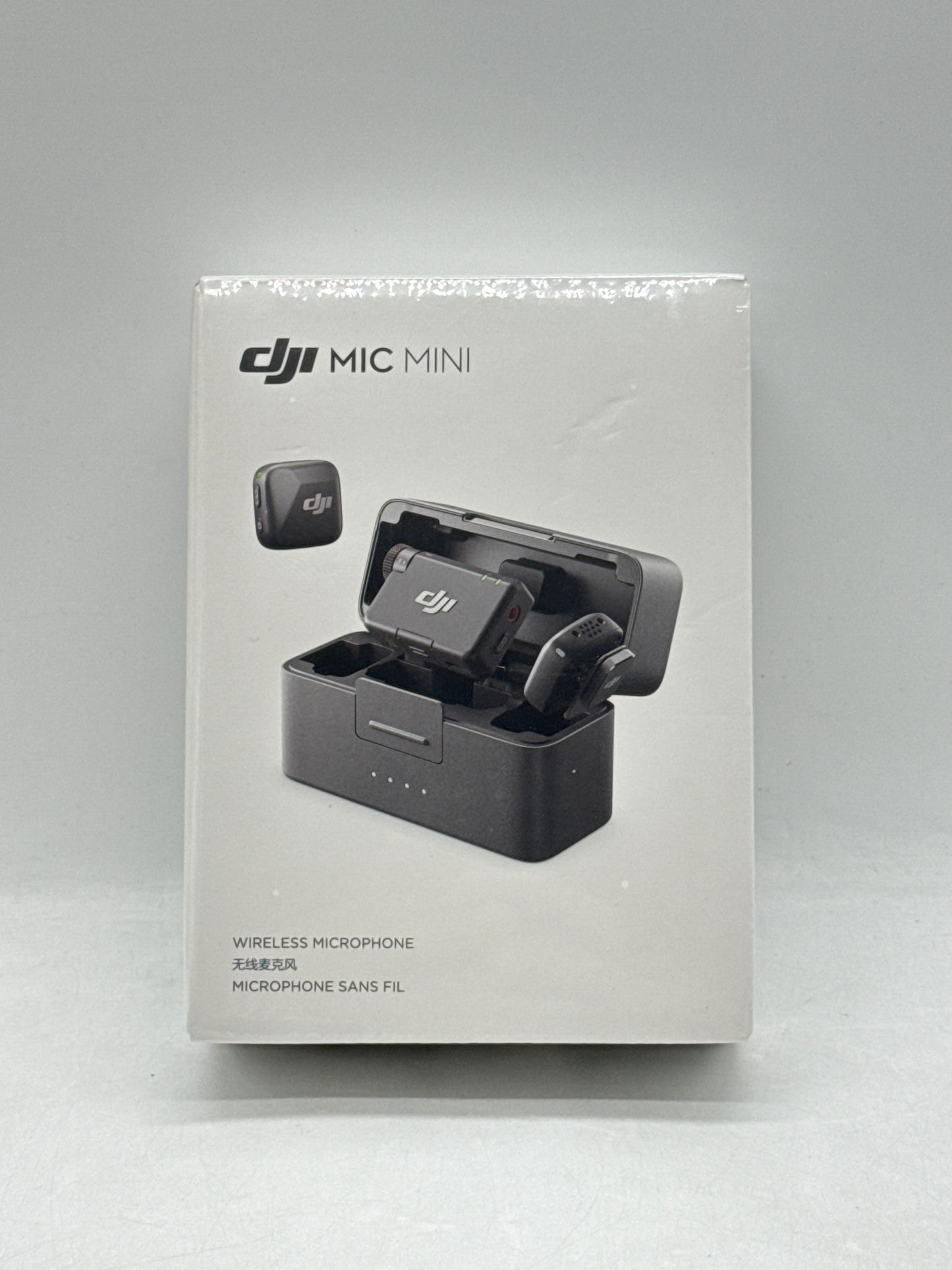 Brand New DJI Mic Mini DMMR01 2 TX 1 RX Charging Case Microphone Reciever