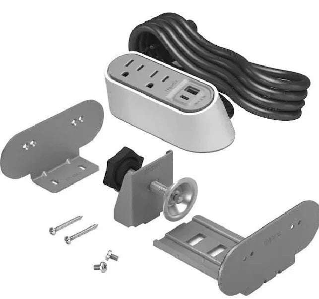 New Legrand Wspc220cwh Plug-In Charger,5.1" H X 3.9" W X 2.3" D - Lot of 6