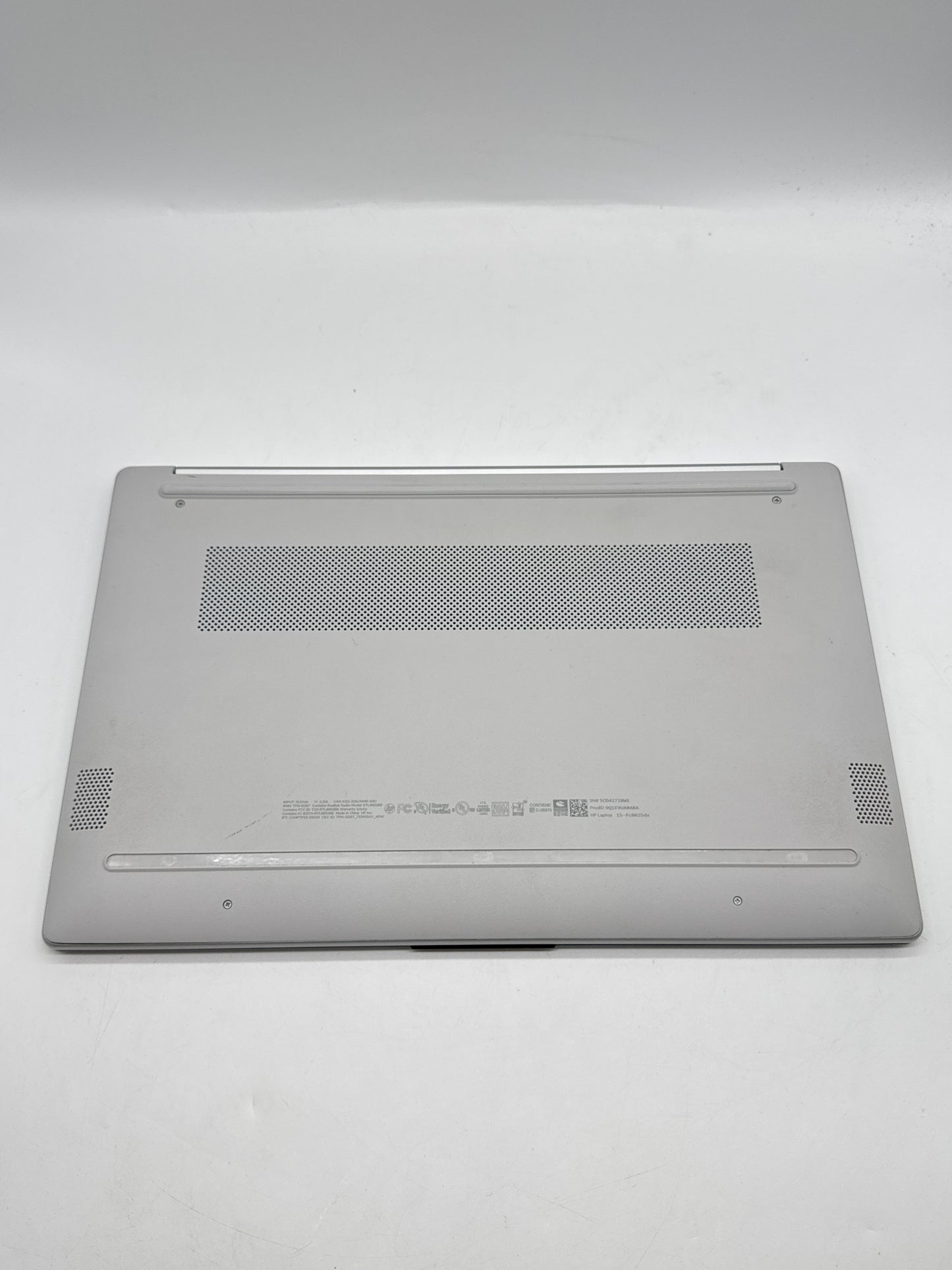 HP 15-FC0025DX 15.6" AMD RYZEN 5 7520U 8GB RAM 512GB SSD NVMe Touch Silver