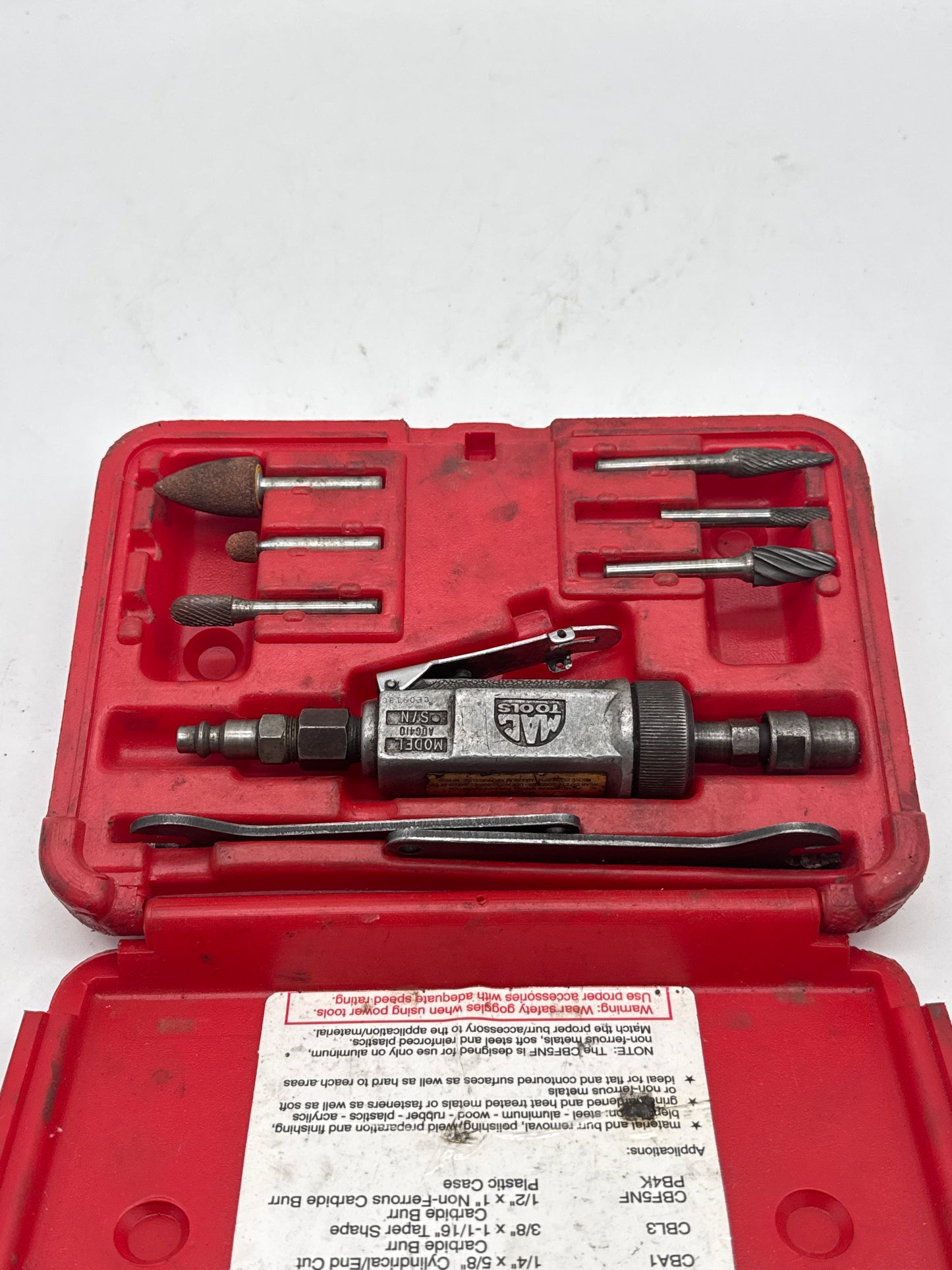 Mac Tools ADG4K Mini Die Grinder Kit