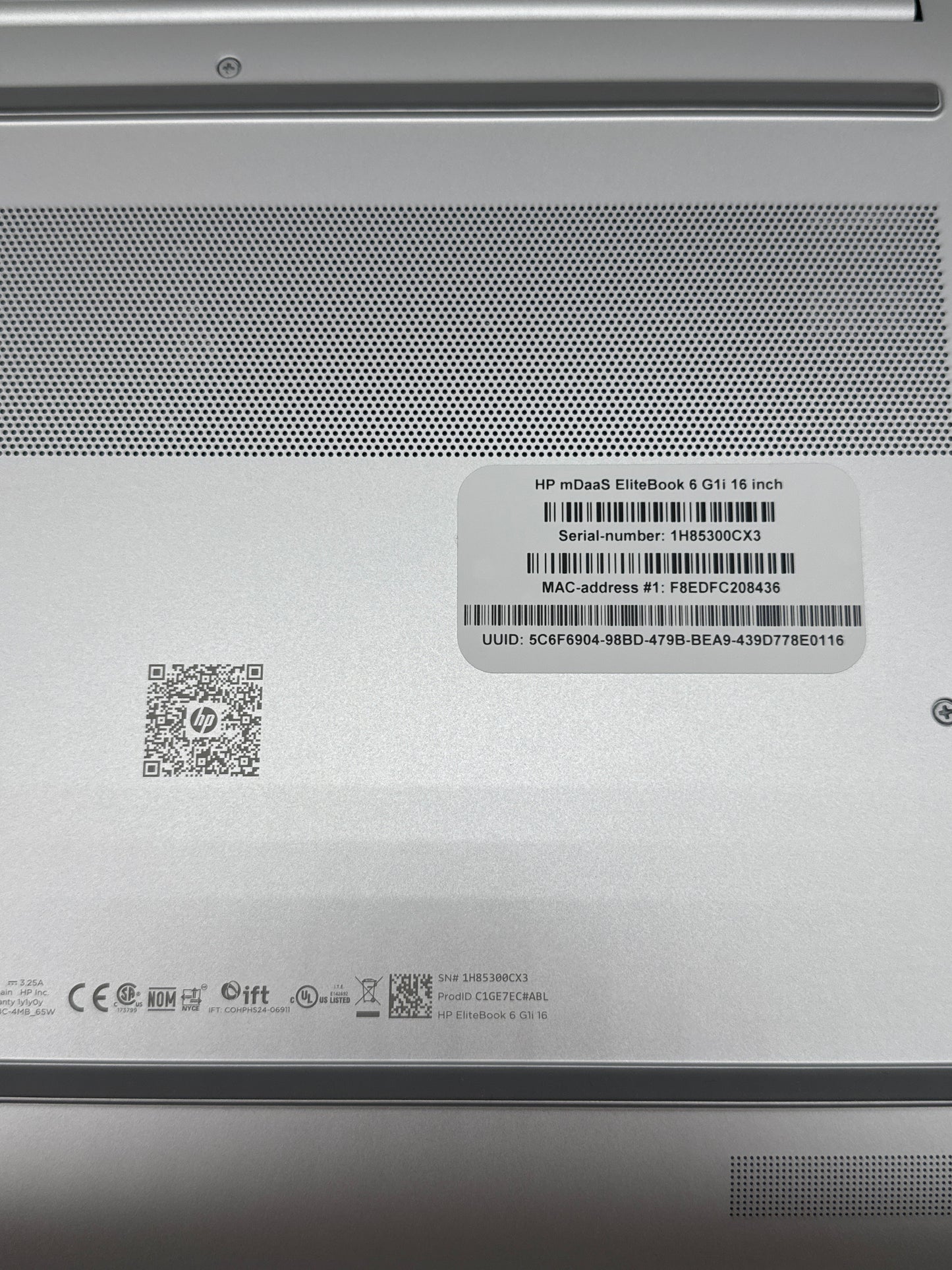 HP EliteBook 6 G1i 16 inch Core Ultra 5 235U 2.00GHz 1TB SSD 32GB RAM