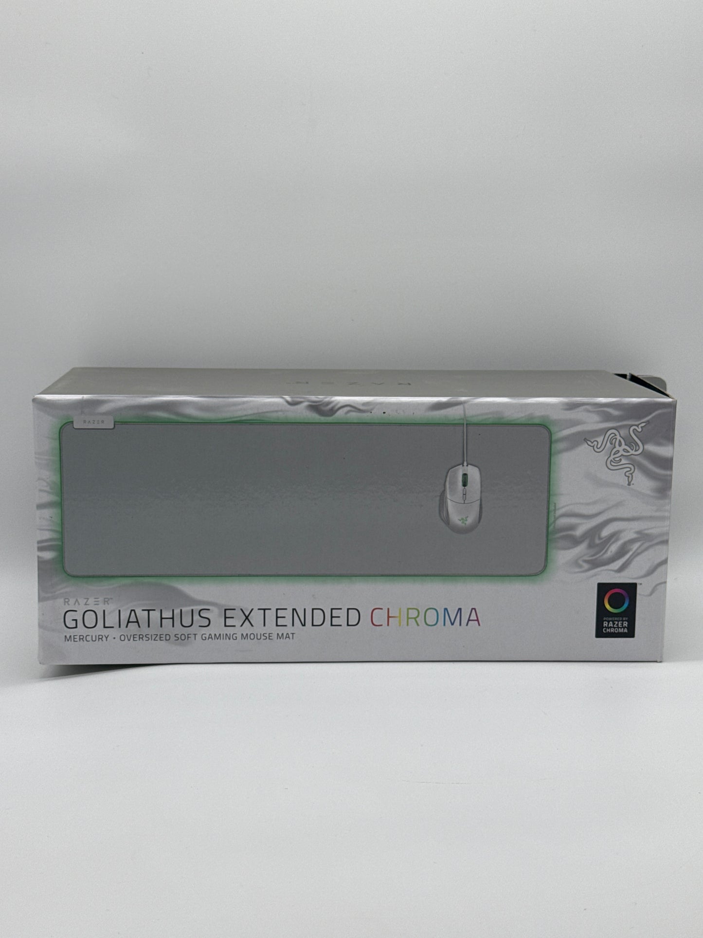 Razer Goliathus Extended Chroma Mercury Oversized Soft Gaming Mouse Mat