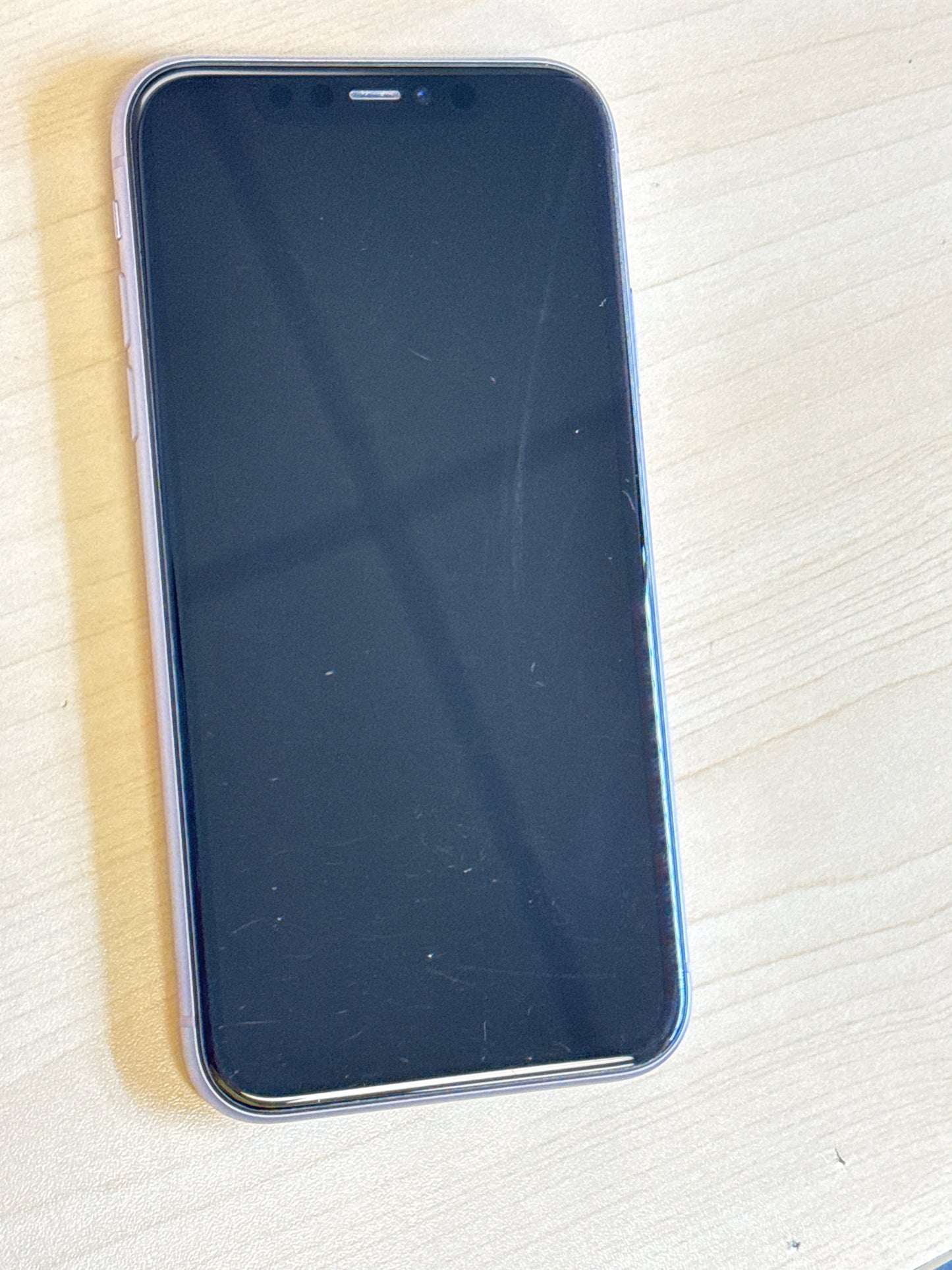 Unlocked Apple iPhone 11 A2111 128GB Purple - Remotely Managed Read!