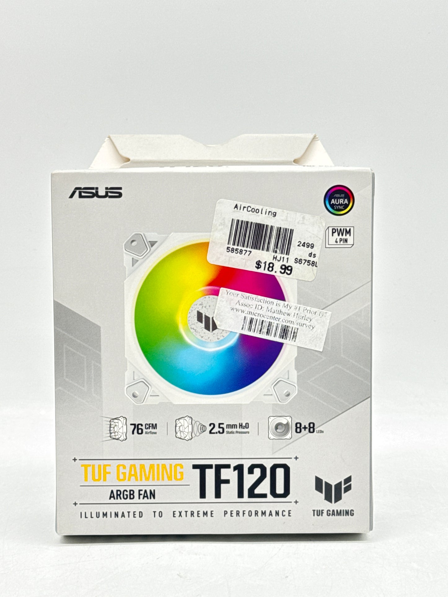Asus TUF GAMING ARGB FAN TF120 New