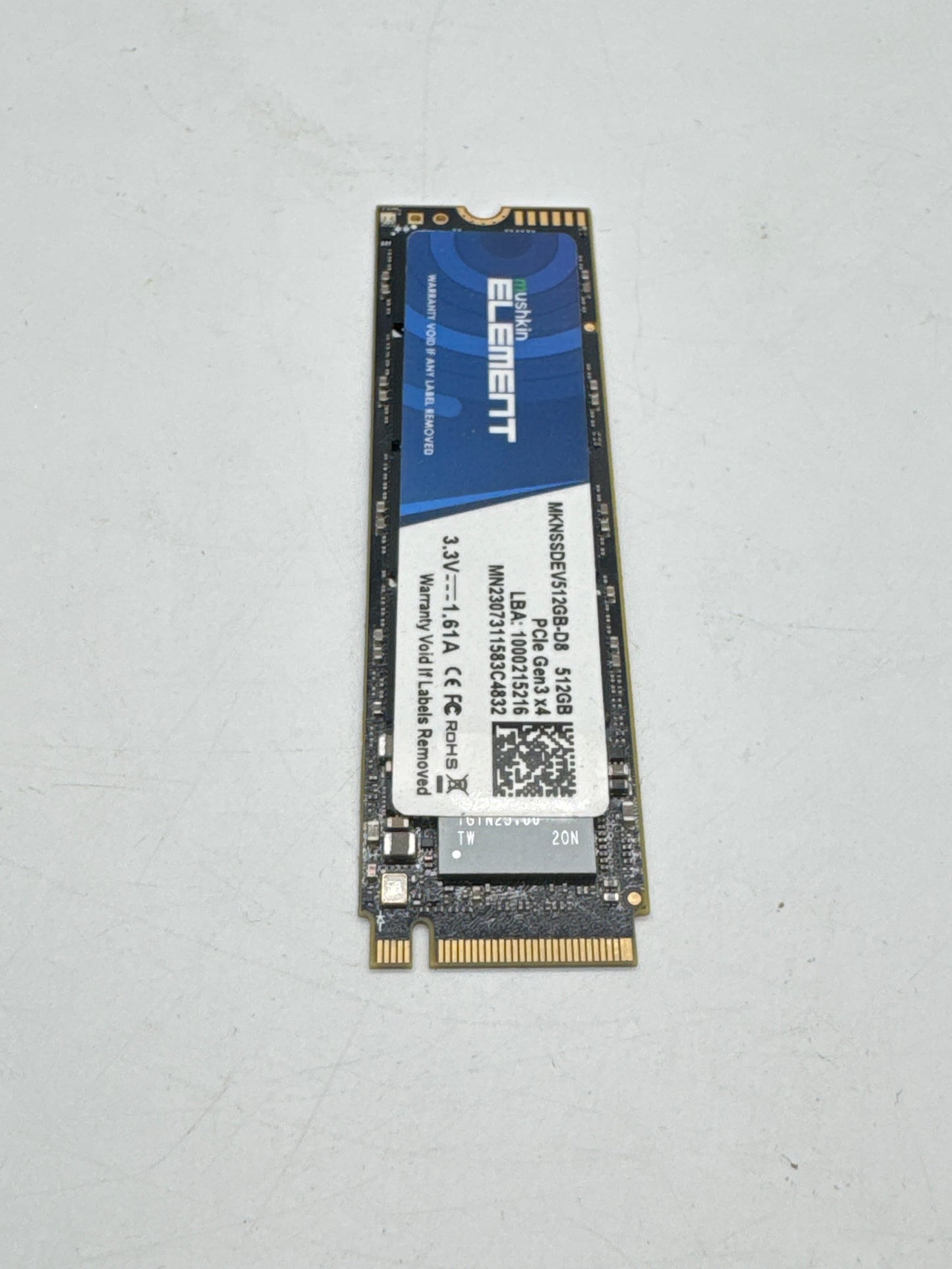 Mushkin Element M.2 PCIe Gen3 x4 MKNSSDEV512GB-D8 512GB SSD