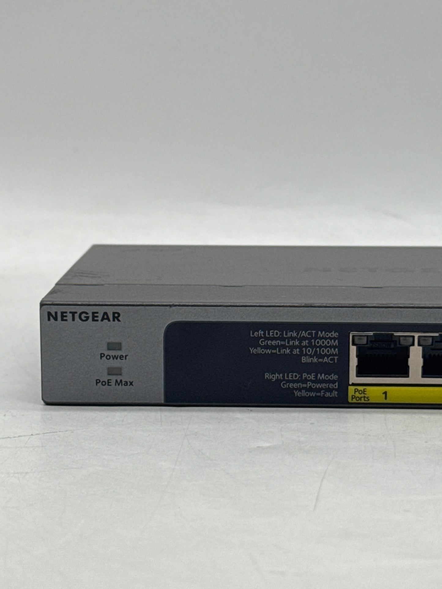 Netgear GS108PP 8-Port PoE/PoE+ Gigabit Unmanaged Switch