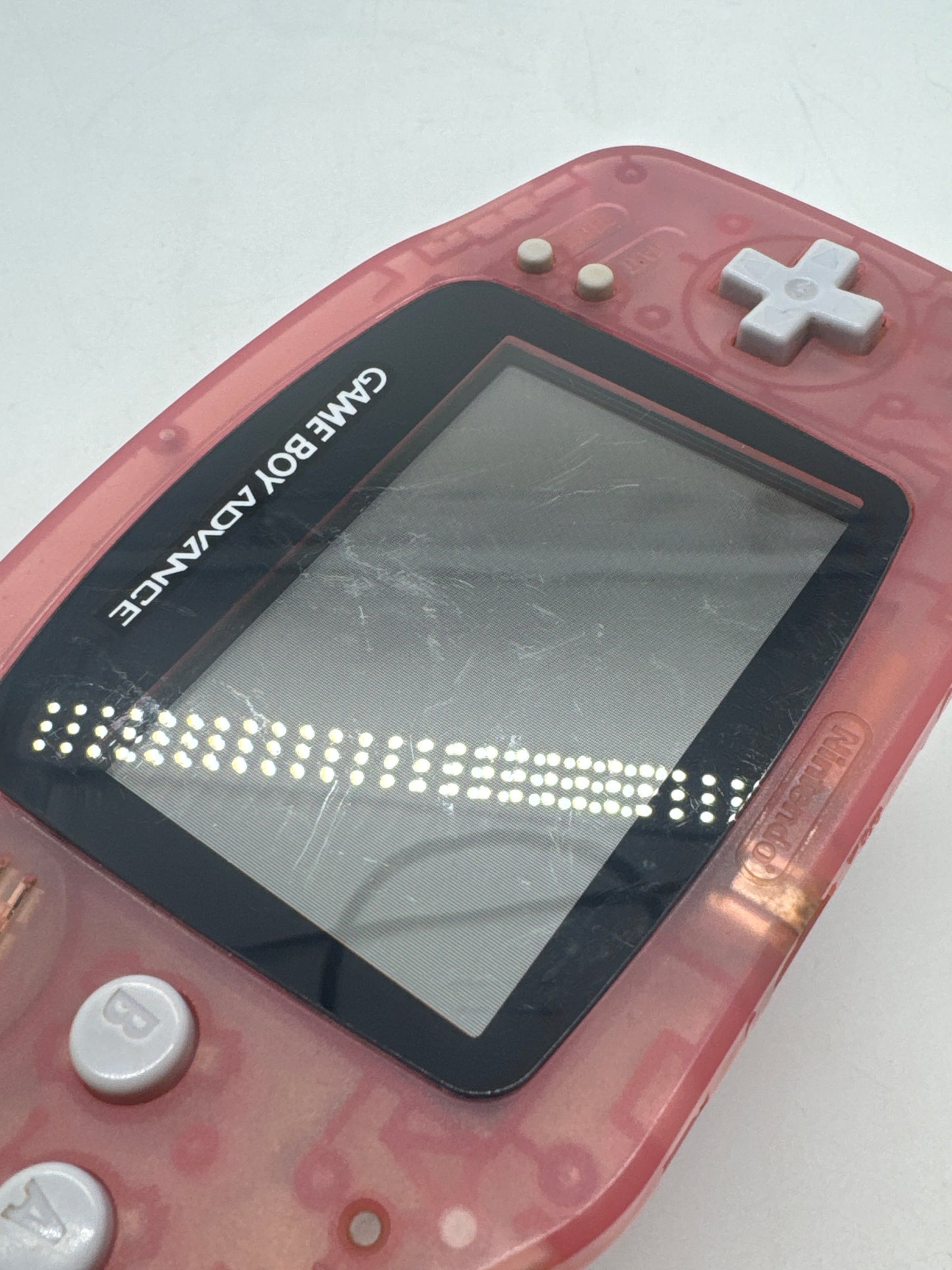 Nintendo Game Boy Advance AGB-001 Milky Pink Console #4