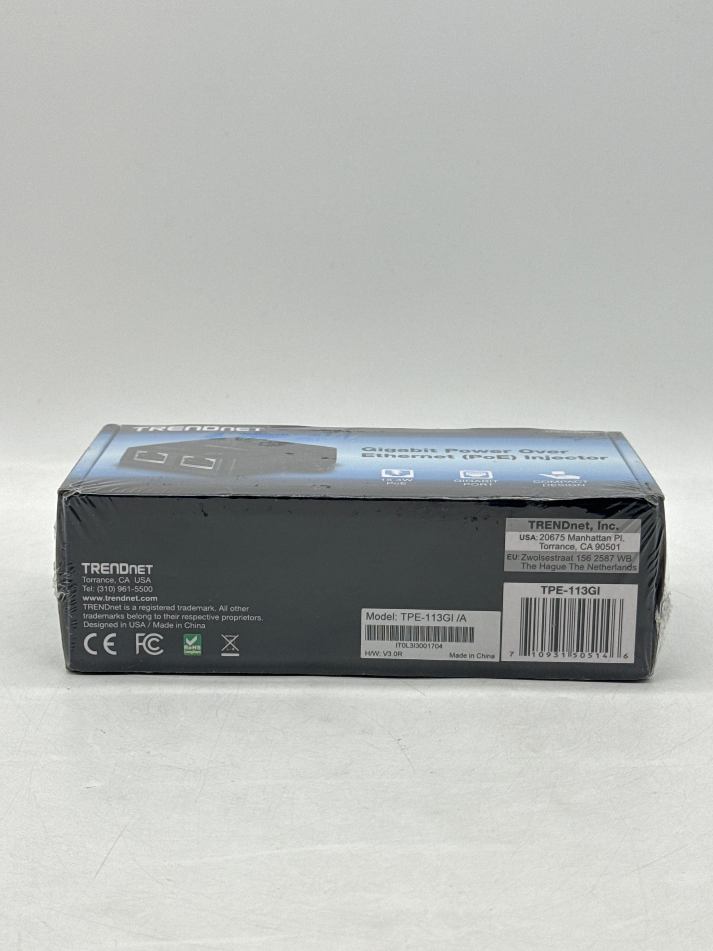 New TRENDnet TPE-115GI Gigabit PoE Injector Network Switch Ethernet