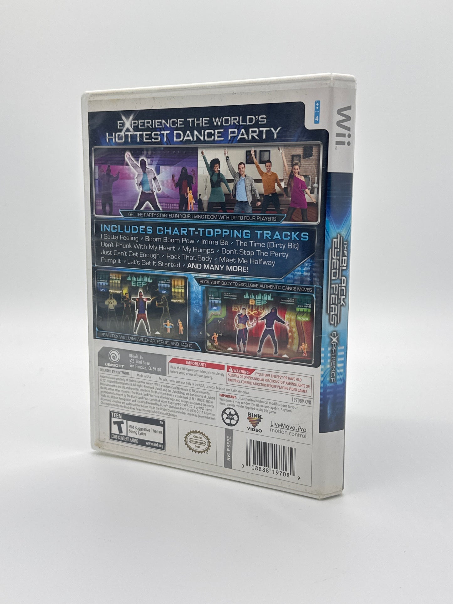 The Black Eyed Peas Experience – Nintendo Wii Complete In Box (CIB)