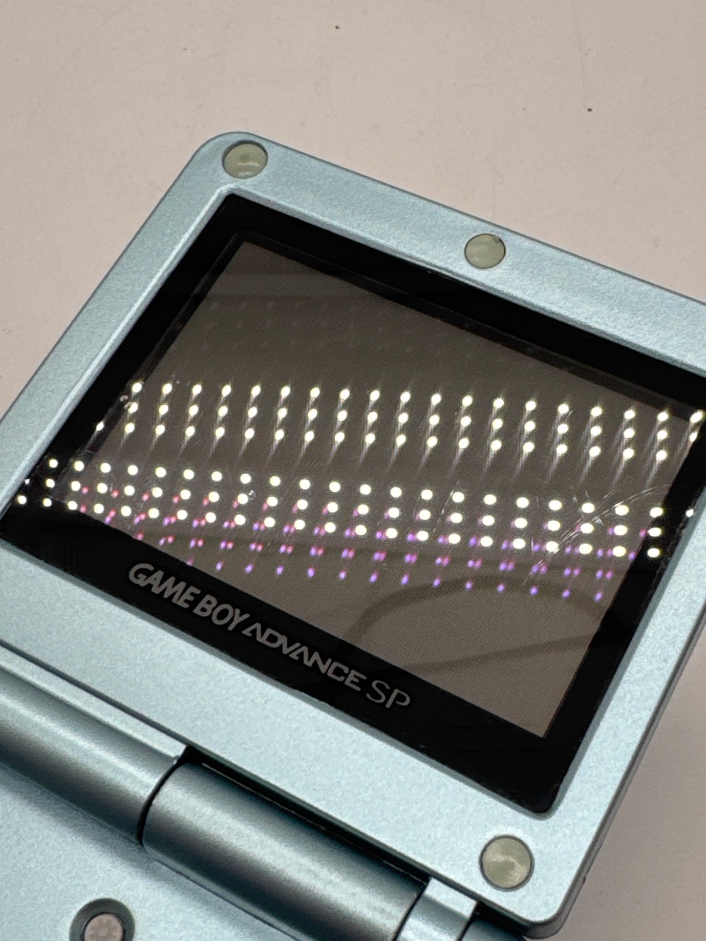 Nintendo Game Boy Advance SP AGS-001 Blue Console #658 w/ Charger